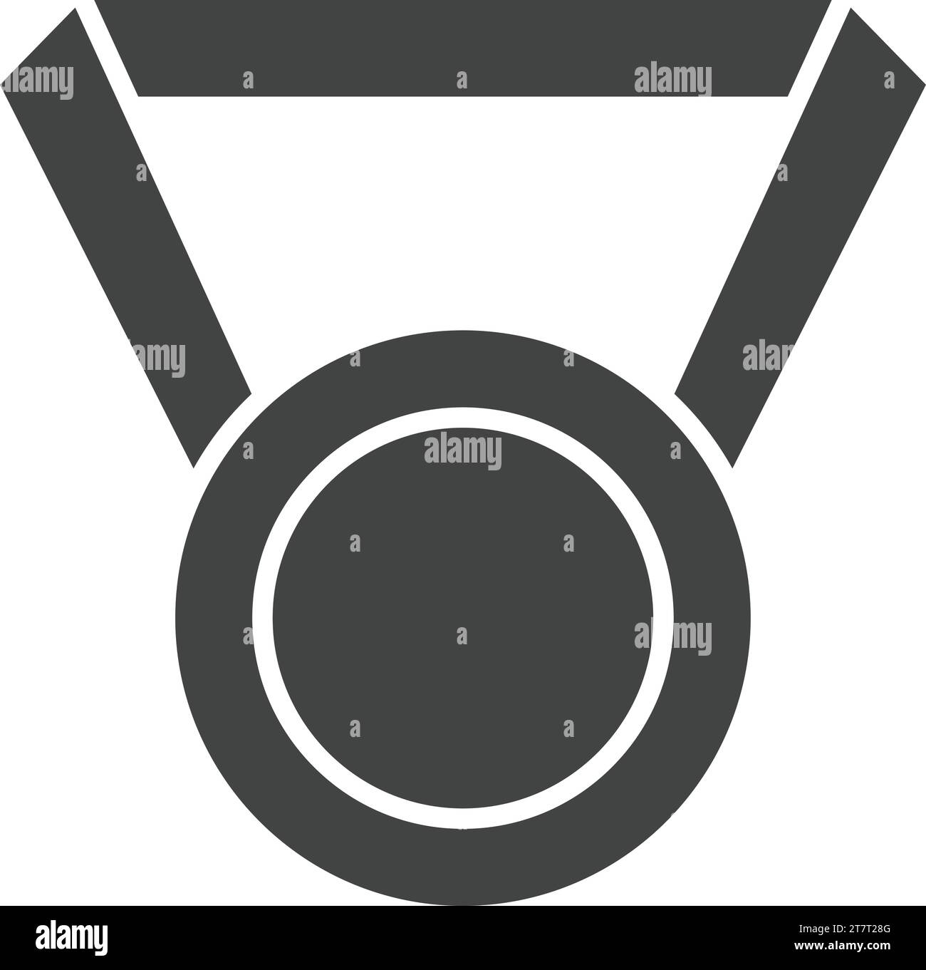 Image vectorielle d'icône de médaille. Illustration de Vecteur