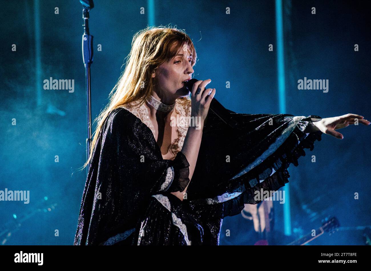 Florence + la machine au Festival Ejekt à Athènes (Plateia Nerou) / Grèce, juillet 2023 Banque D'Images