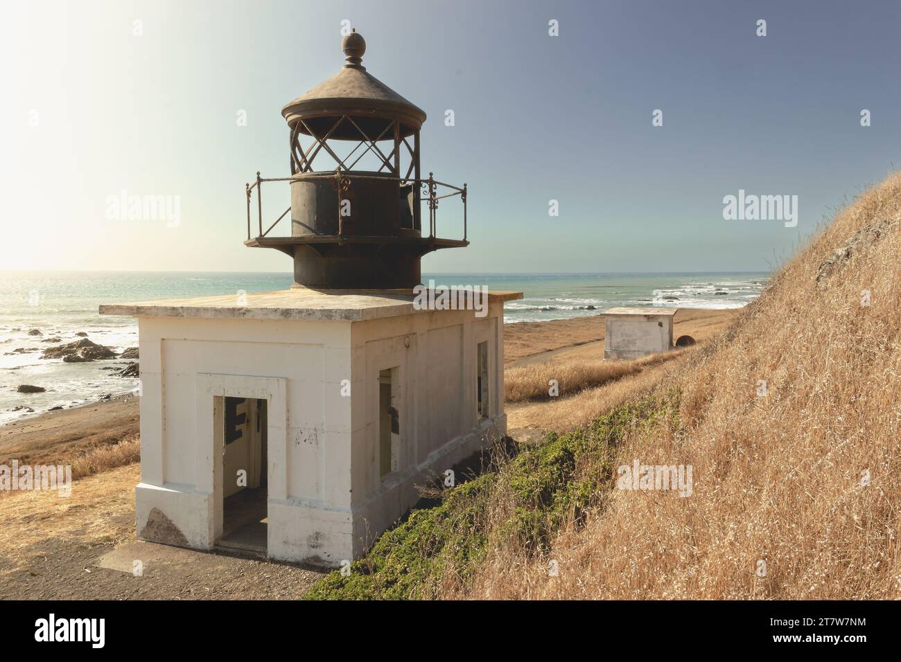 Le phare de Punta Gorda en Californie Banque D'Images