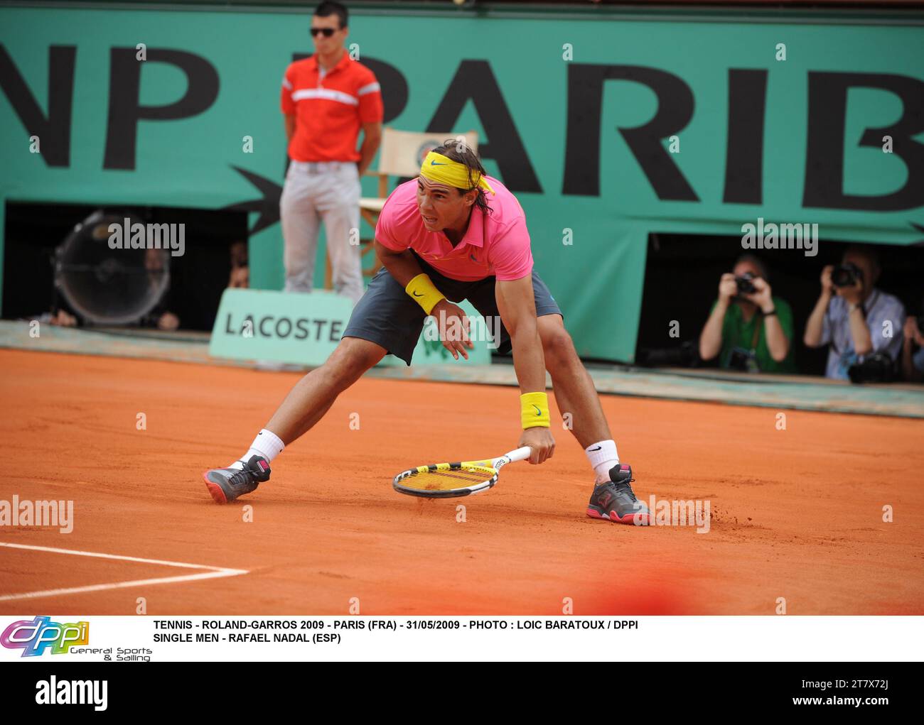 TENNIS - ROLAND-GARROS 2009 - PARIS (FRA) - 31/05/2009 - PHOTO : LOIC BARATOUX / DPPI CÉLIBATAIRE - RAFAEL NADAL (ESP) Banque D'Images