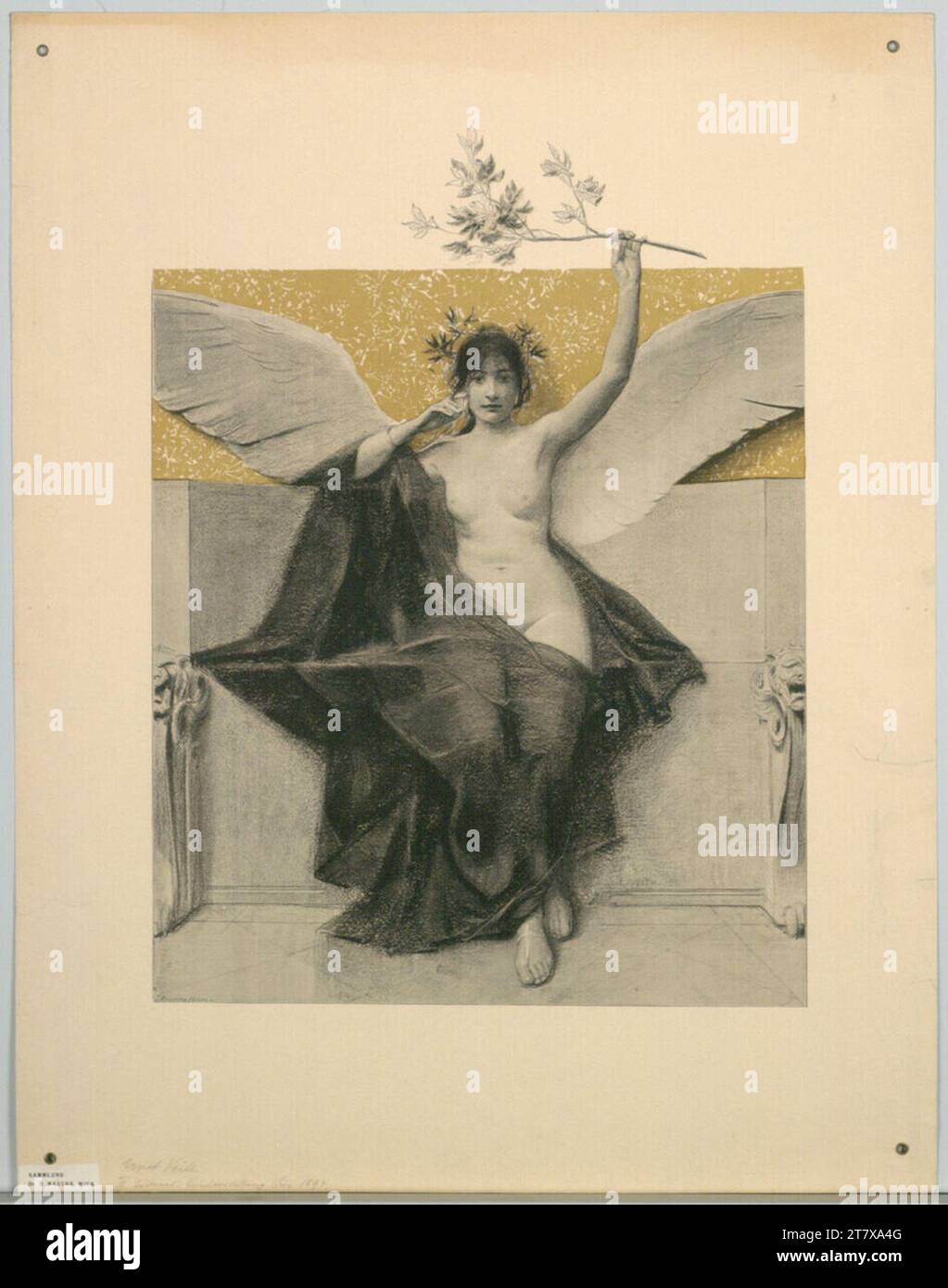 Eduard Veith III Exposition internationale d'art Vienne 1894 (avant l'écriture). Couleur 1894, 1894 Banque D'Images