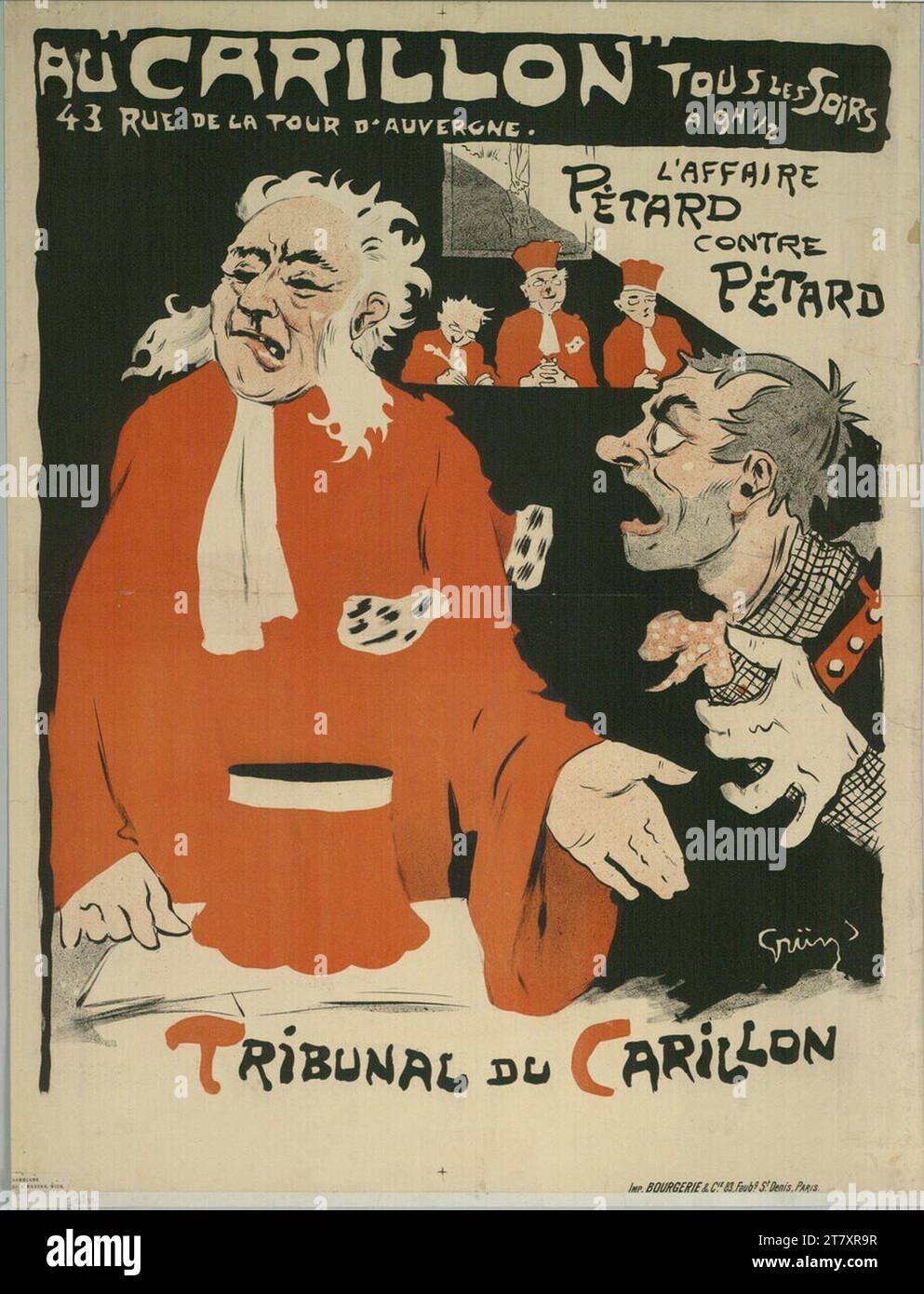 Jules Alexandre Grün au Carillon. Couleur autour de 1890 Banque D'Images