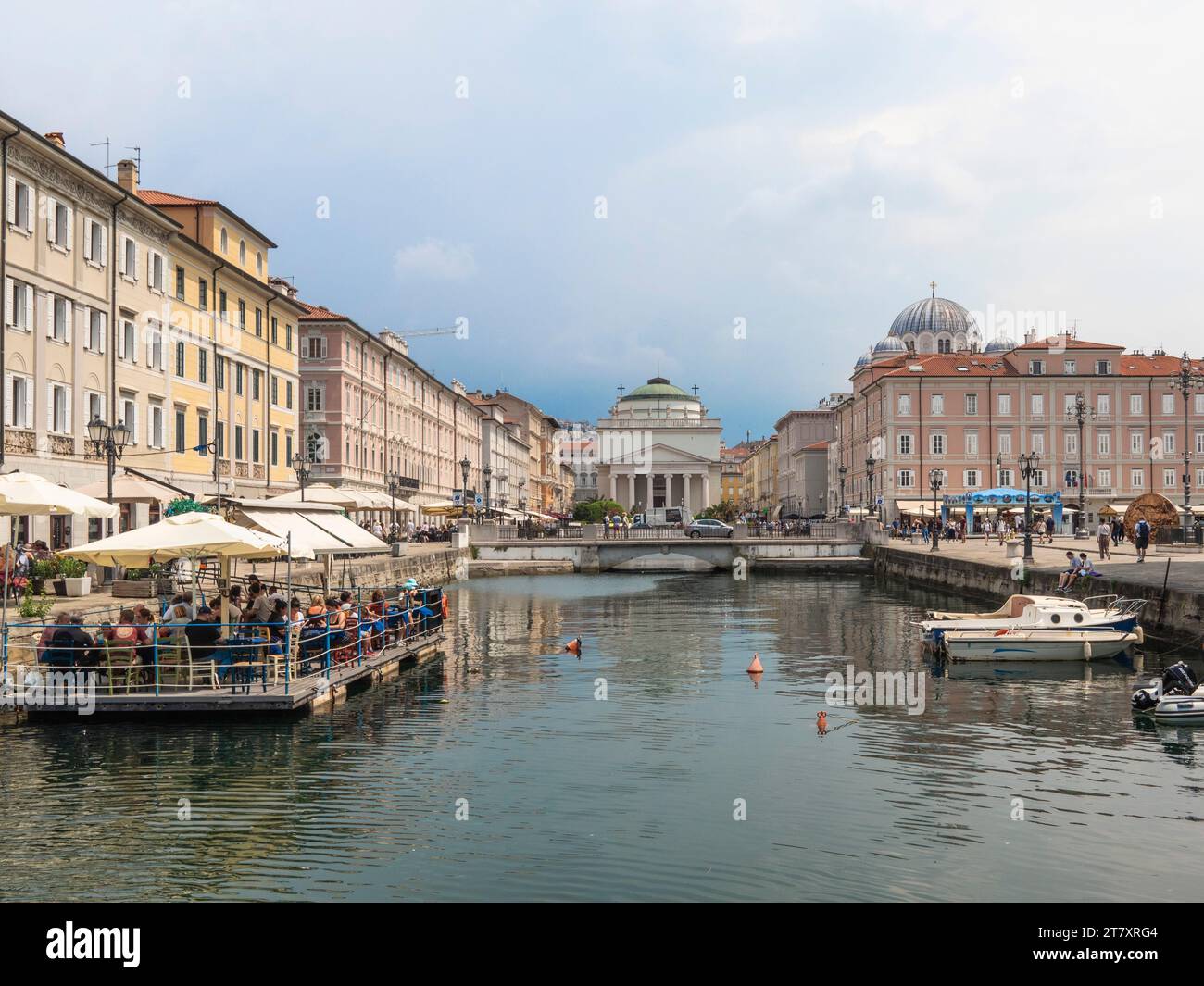 Grand Canal, Trieste, Frioul-Vénétie Julienne, Italie, Europe Banque D'Images