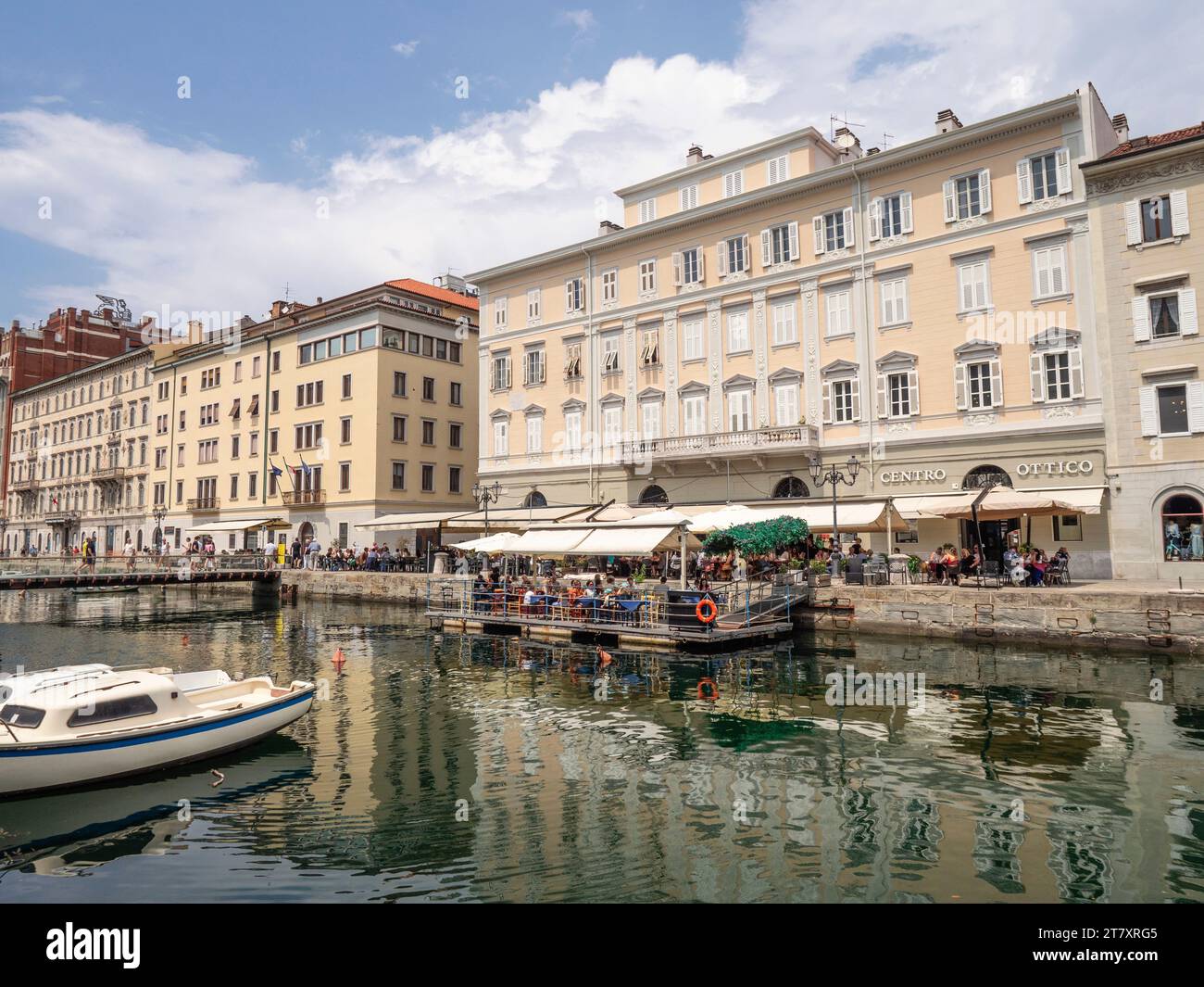 Grand Canal, Trieste, Frioul-Vénétie Julienne, Italie, Europe Banque D'Images