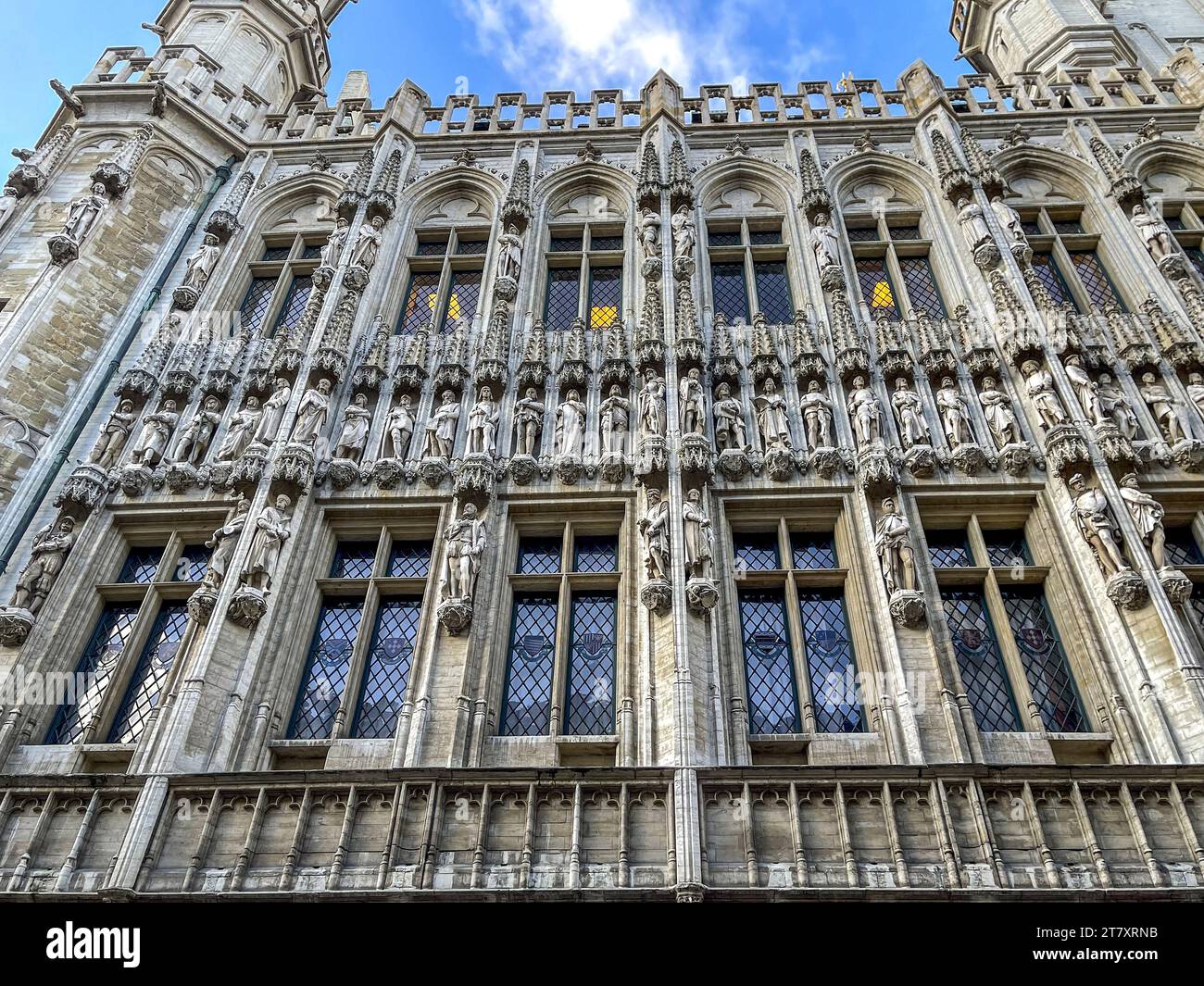 Hôtel de ville, site du patrimoine mondial de l'UNESCO, Bruxelles, Belgique, Europe Banque D'Images