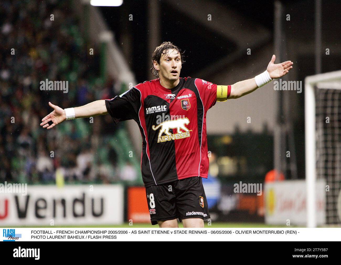 Carte Foot Panini – Olivier Monterrubio Stade Rennais, Saison 2004-05, #191