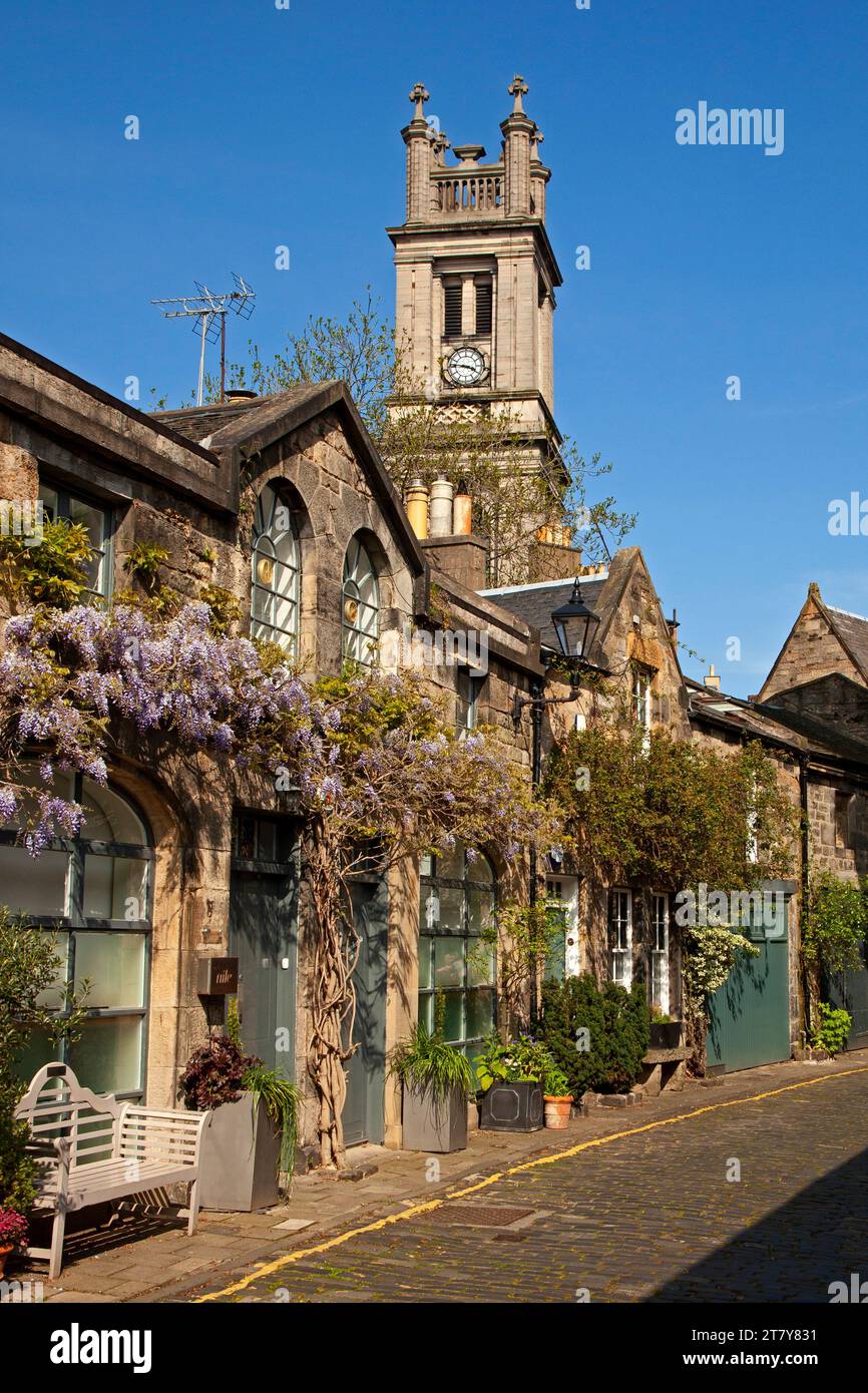 Circus Lane, Stockbridge, Édimbourg, Écosse, Royaume-Uni Banque D'Images