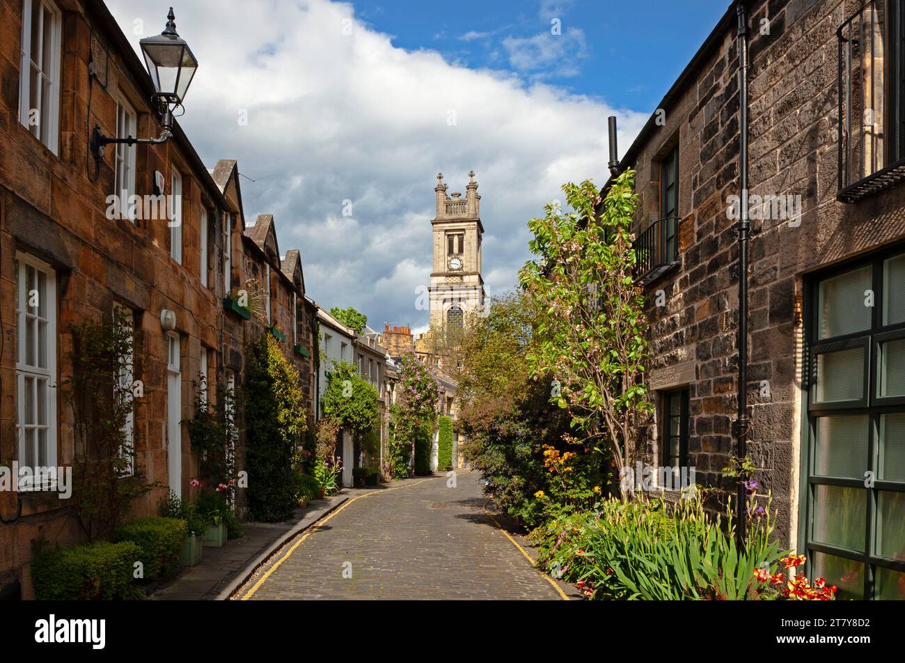 Circus Lane, Stockbridge, Édimbourg, Écosse, Royaume-Uni Banque D'Images