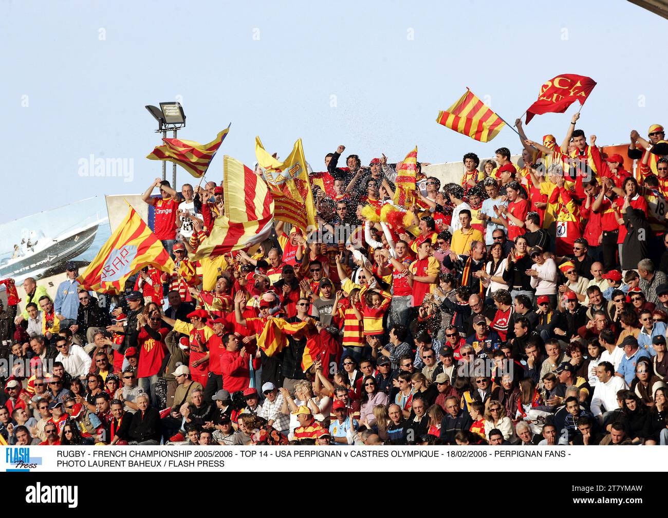 Maillot Rugby Perpignan – Saison 2005-2006 Domicile (vintage, Puma, Occasion)