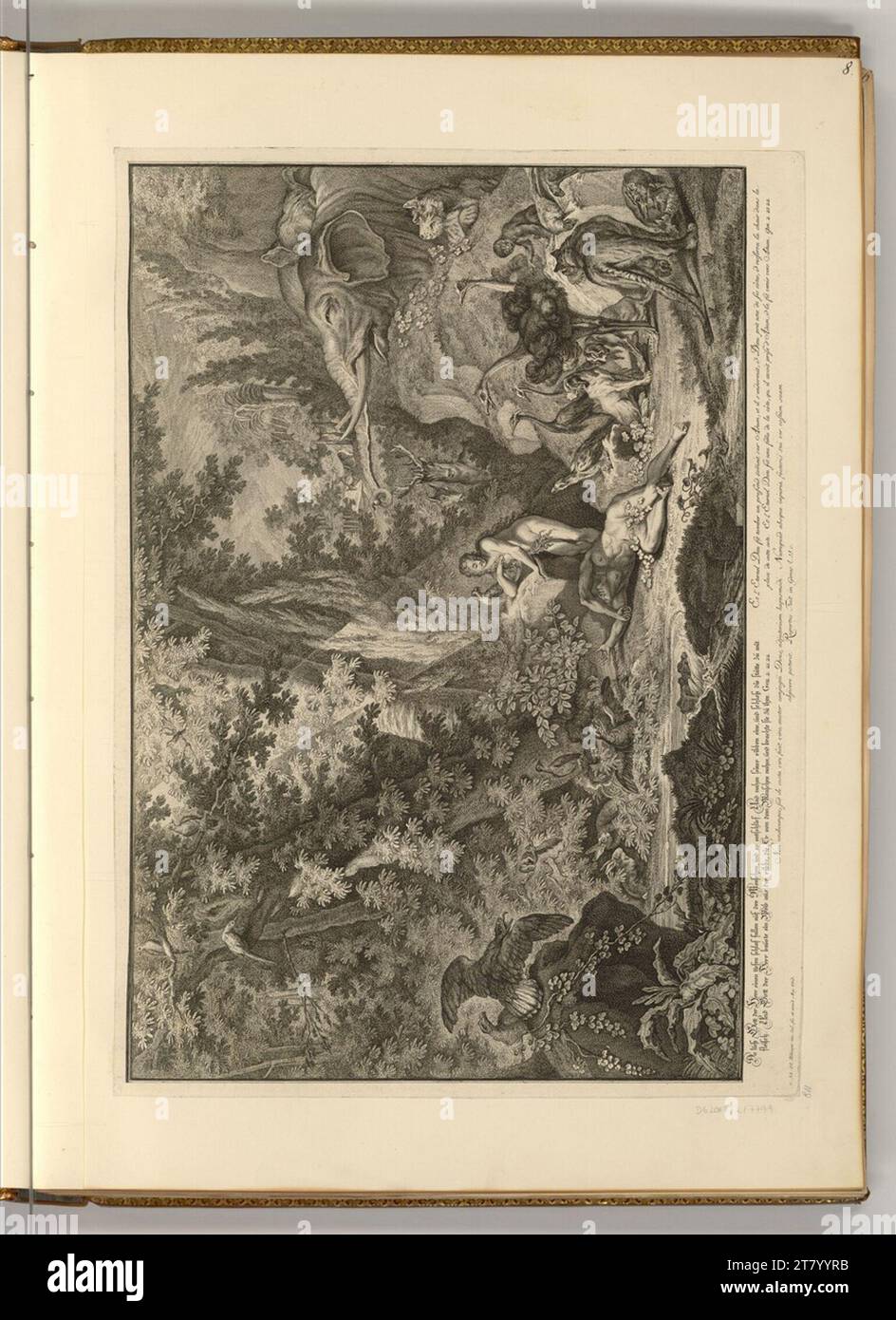Johann Elias Ridinger (Ausführende r Künstler in) création EVAS. gravure 1730-1760, 1730/1760 Banque D'Images