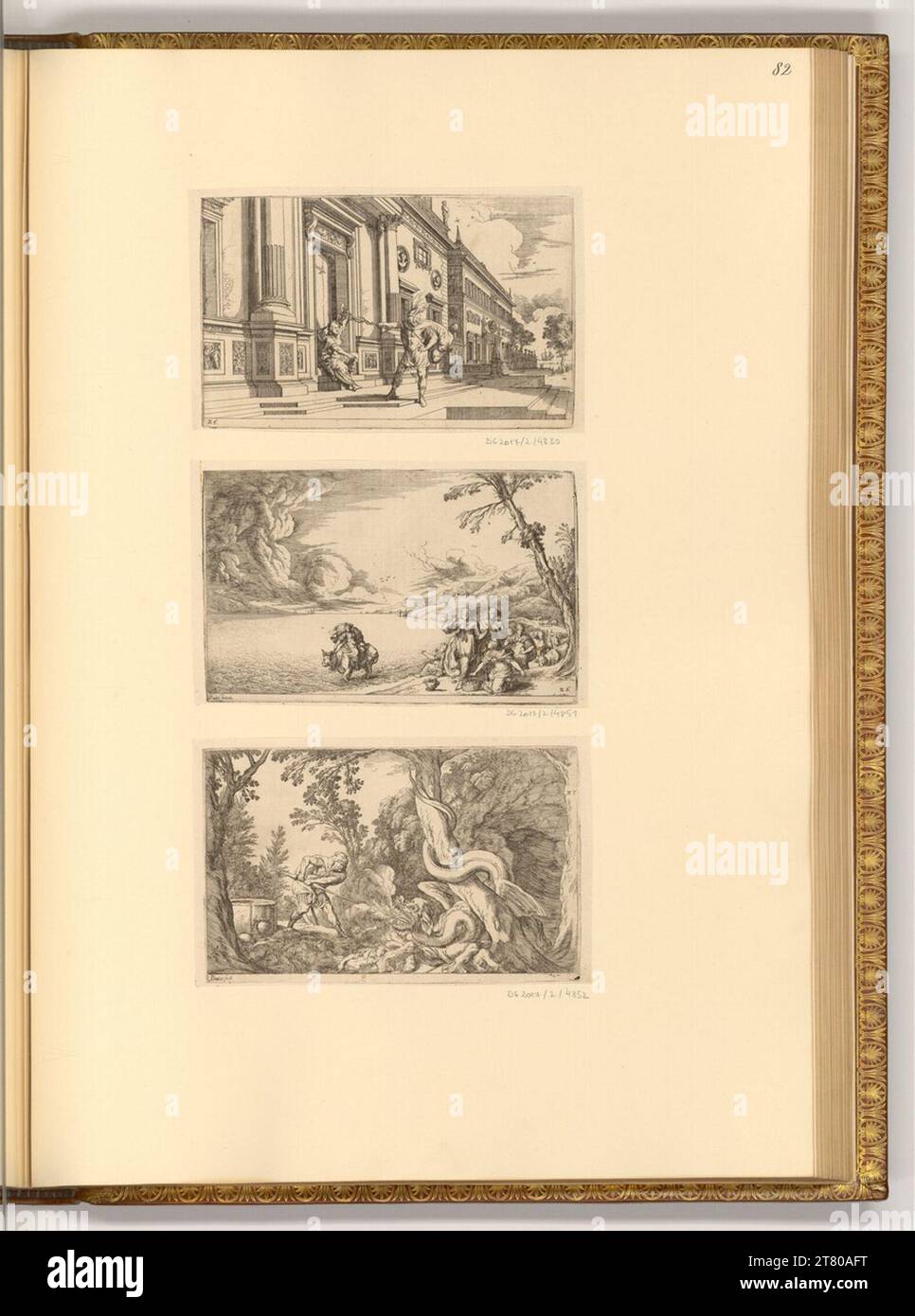 Johann Wilhelm Baur (Ausführende r Künstler in) les métamorphoses (illustration du livre). gravure 1641, 1641 Banque D'Images
