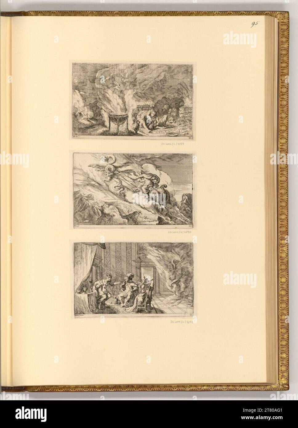 Johann Wilhelm Baur (atelier) les métamorphoses (illustration du livre). gravure 1641, 1641 Banque D'Images