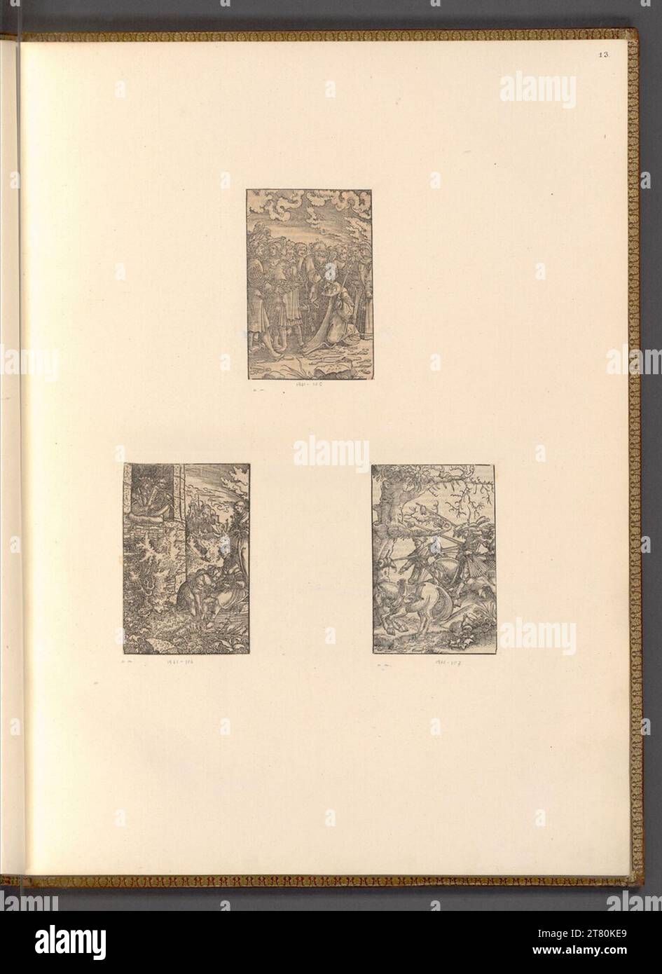 Georg Lemberger Haut Testament. Gravure sur bois 1500-1540, 1500/1540 Banque D'Images