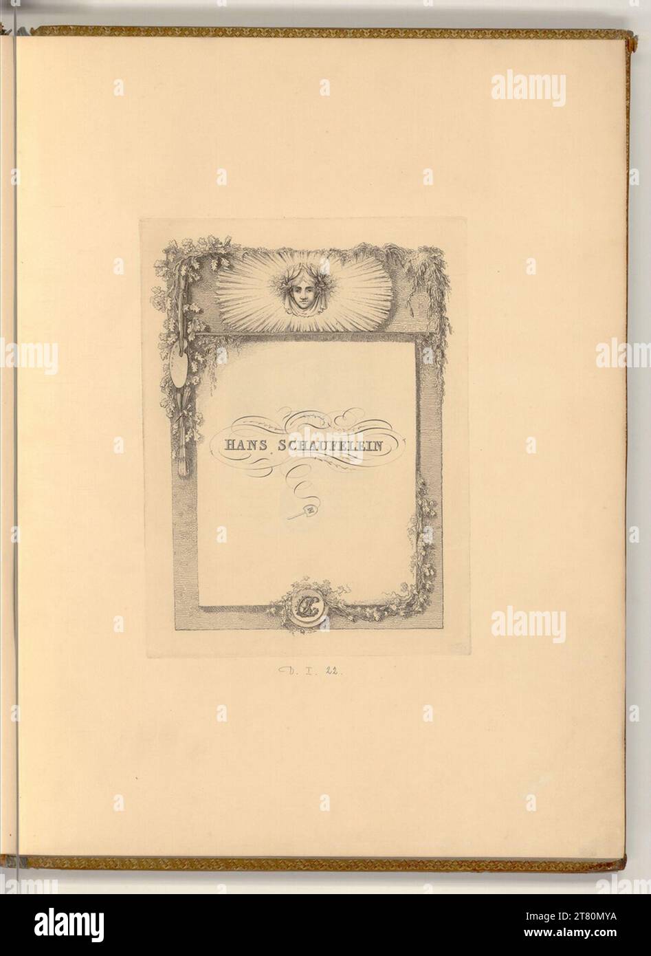 Joseph Fischer (Ausführende_r Künstler_in) Hans Schaufelein. gravure après 1822 Banque D'Images