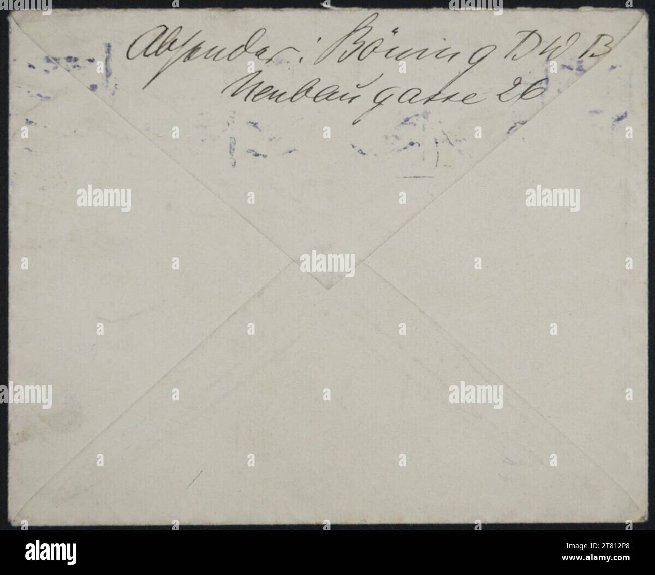 Hede Böning (Verfasser in) lettre de Hede Böning à Egon Schiele du 19 septembre 1918. Encre (noire) sur papier 19. Septembre 1918, 1918-09-19 Banque D'Images