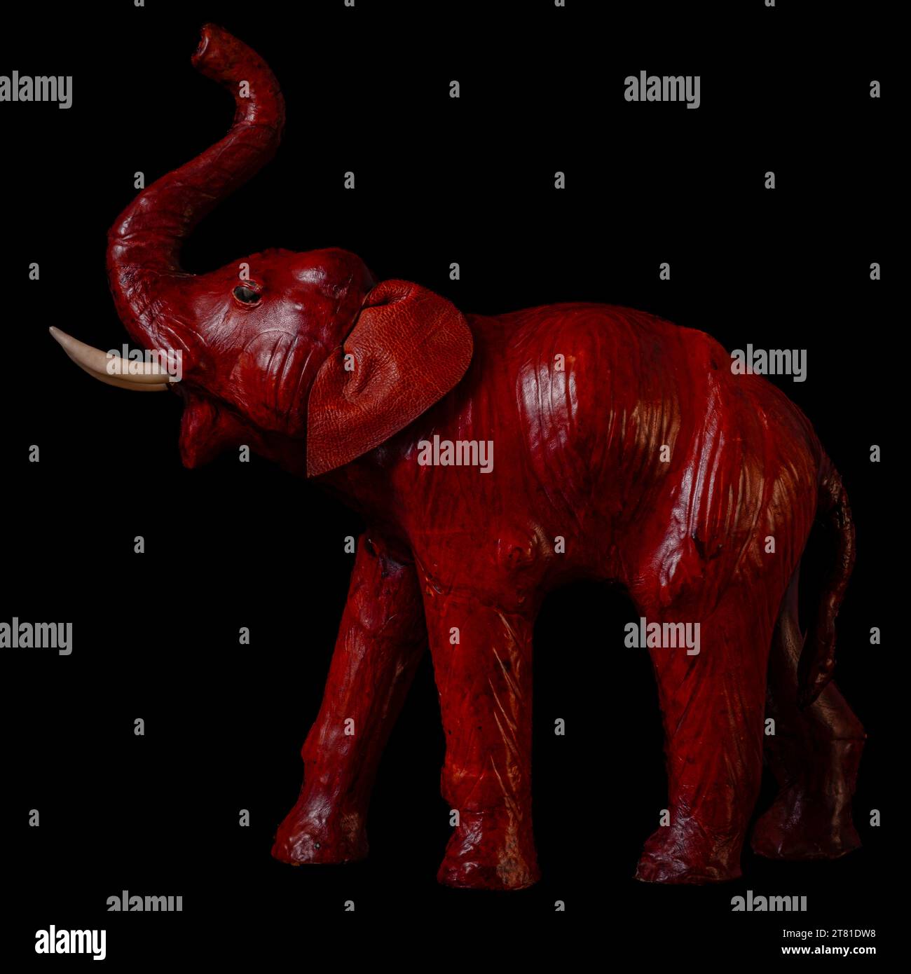 Éléphant en cuir Banque D'Images