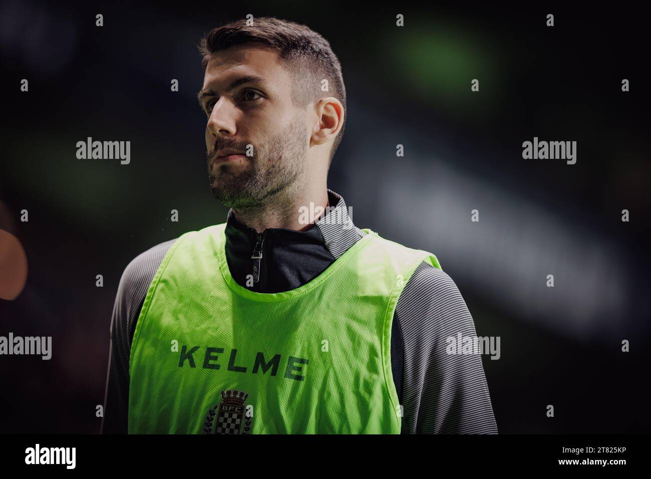 Ilija Vukotic lors du match de Liga Portugal 23/24 entre le Boavista FC et le Sporting CP à l'Estadio do Bessa Seculo XXI, Porto, Portugal. (Maciej Rogowski) Banque D'Images