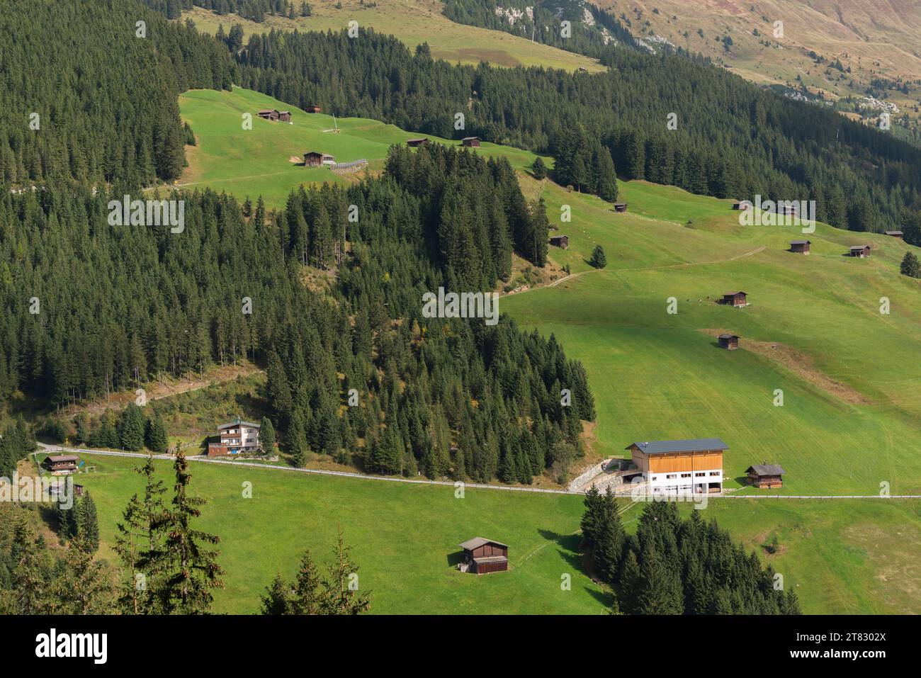 Vallée de Tuxertal, Zillertaler Alpes, Tyrol, Autriche Banque D'Images
