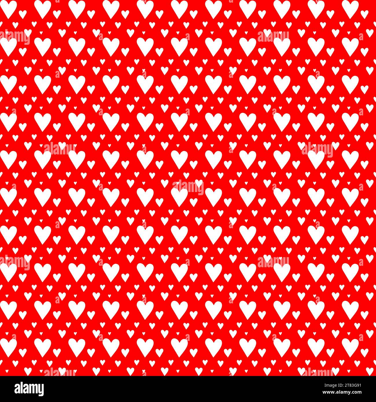 Fond de motif sans couture de coeurs rouges. Illustration vectorielle Illustration de Vecteur