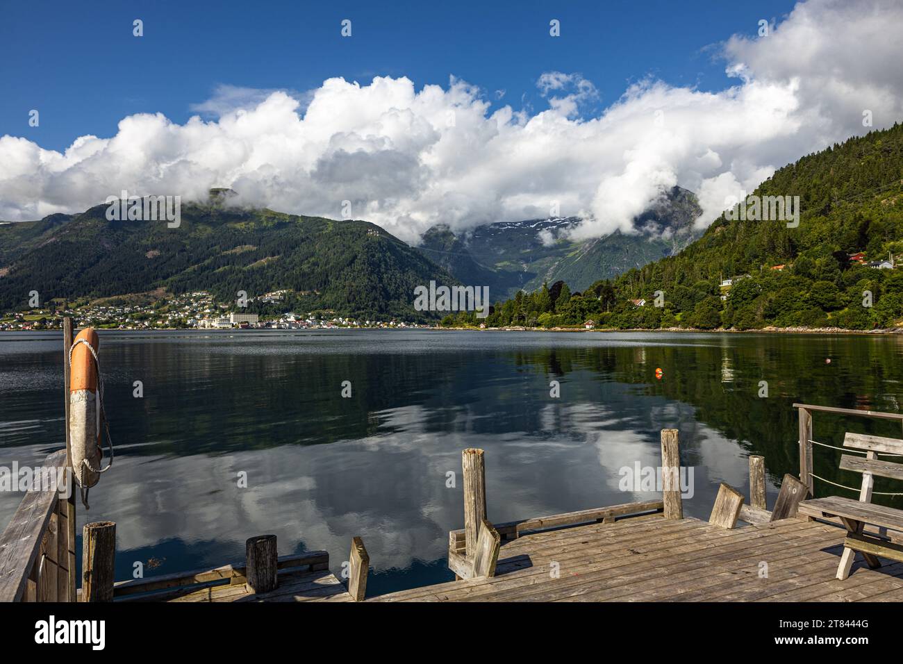 Dragsvik, Norvège Banque D'Images