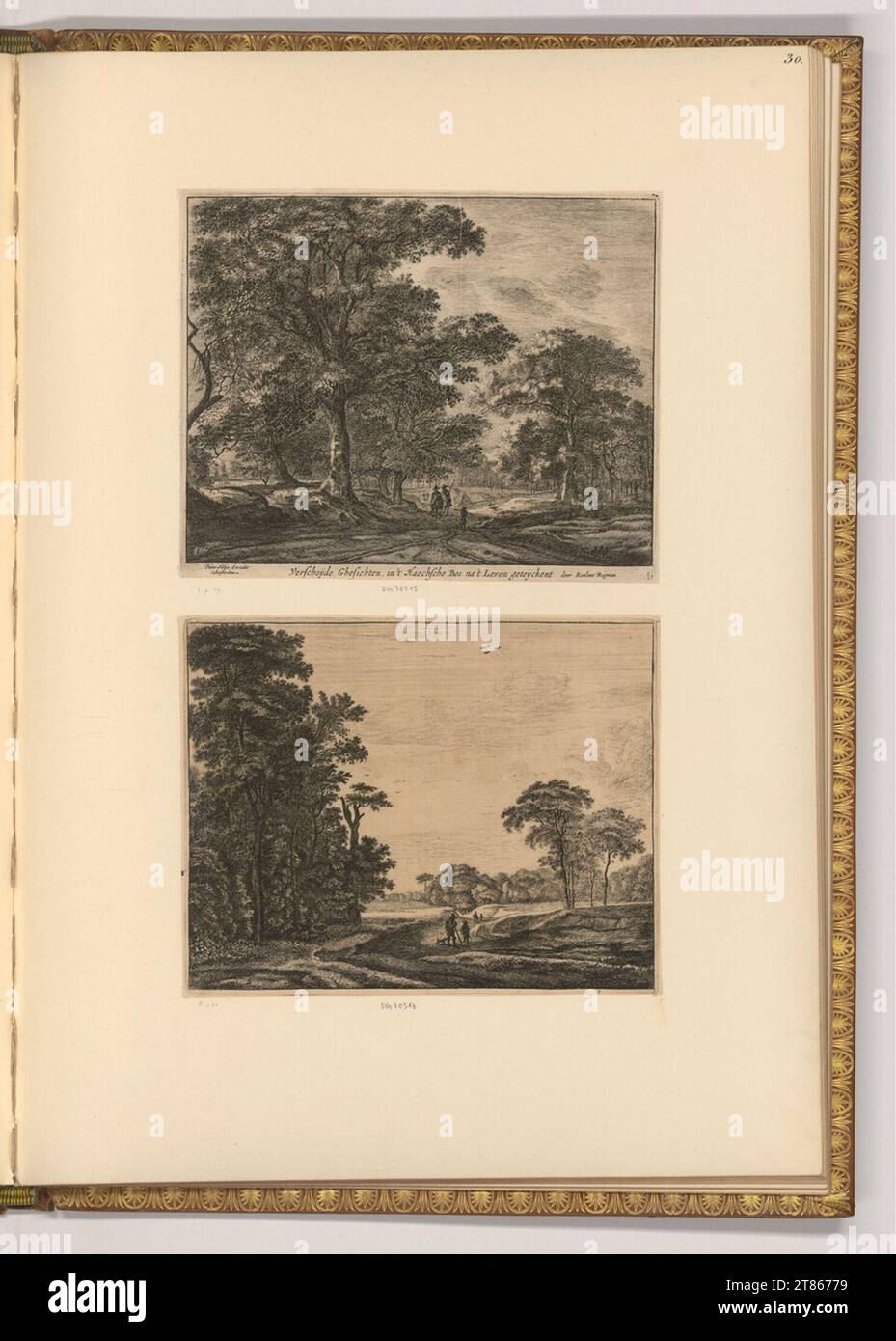 Roelant Roghman (graveur) Paysage. gravure 1650-1692, 1650/1692 Banque D'Images