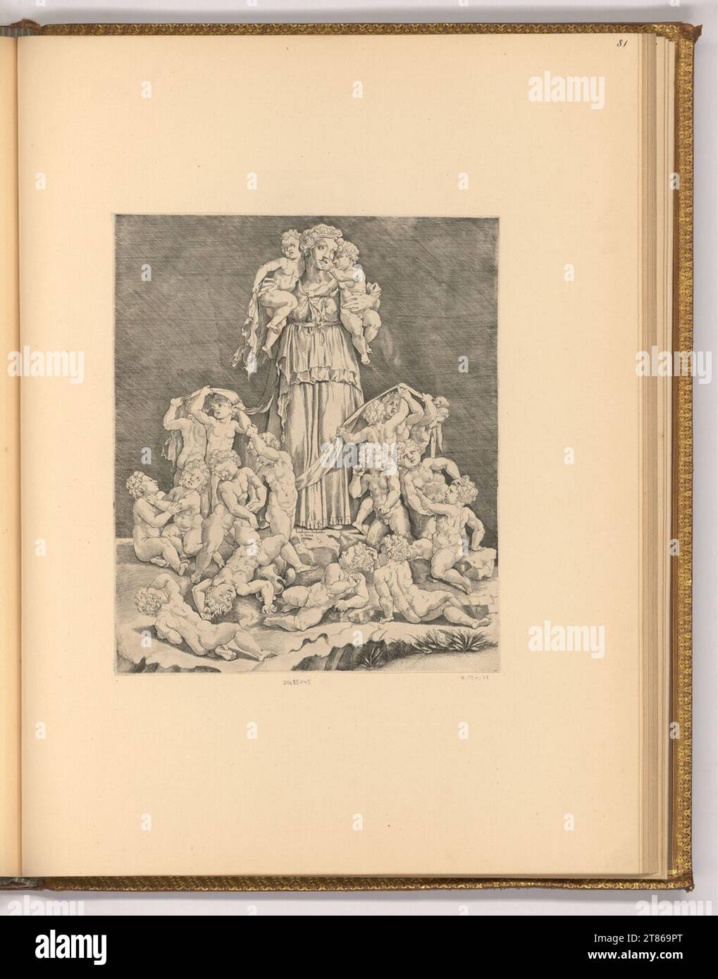 Unbestimmt (graveur) Caritas. gravure 1520-1600, 1520/1600 Banque D'Images
