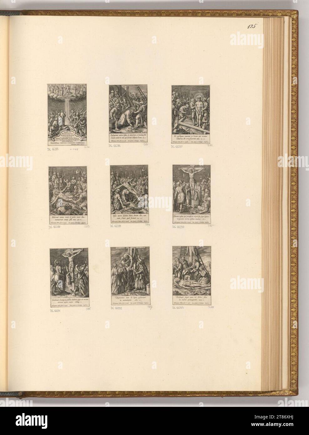 Hieronymus Wierix (Ausführende r Künstler in) Die passion Christi. Gravure sur cuivre imprimée avant 1619 Banque D'Images