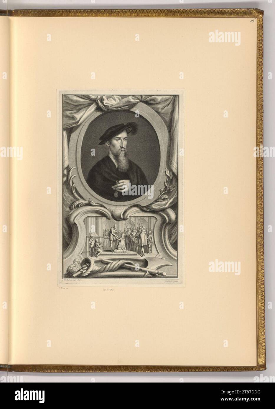 Jacob Houbraken (graveur) Portrait Edward Seymour. Gravure sur cuivre, gravure 1713-1780, 1713/1780 Banque D'Images