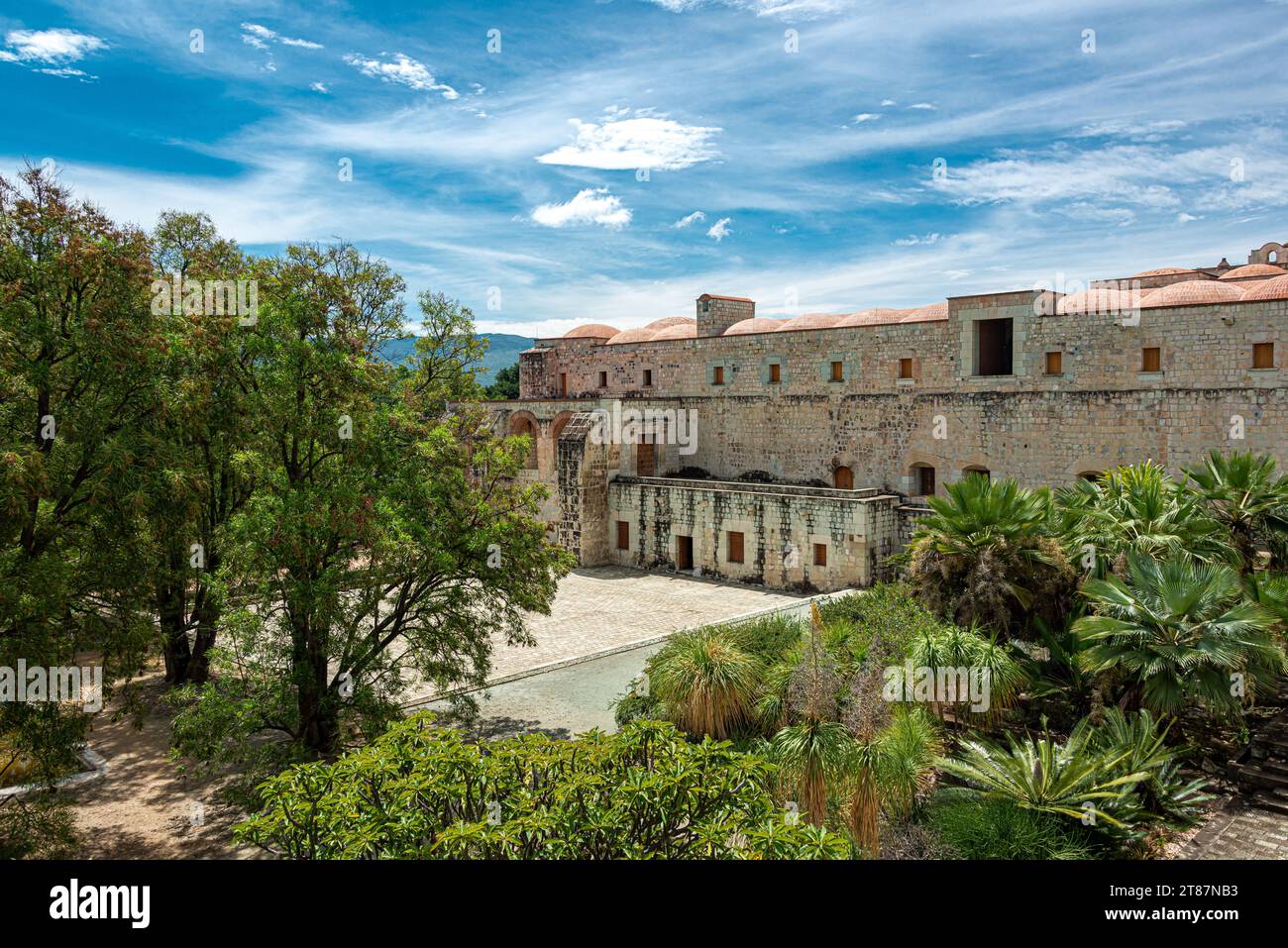 Vue intérieure du temple de Saint-Domingue, Oaxaca, Mexique Banque D'Images