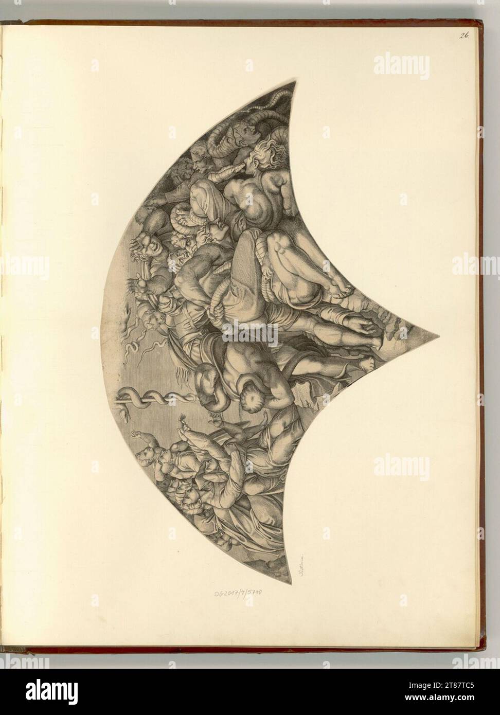 Unbestimmt (graveur) le serpent airain (chapelle Sixtine). Gravure sur cuivre 1501-1750, 1501/1750 Banque D'Images