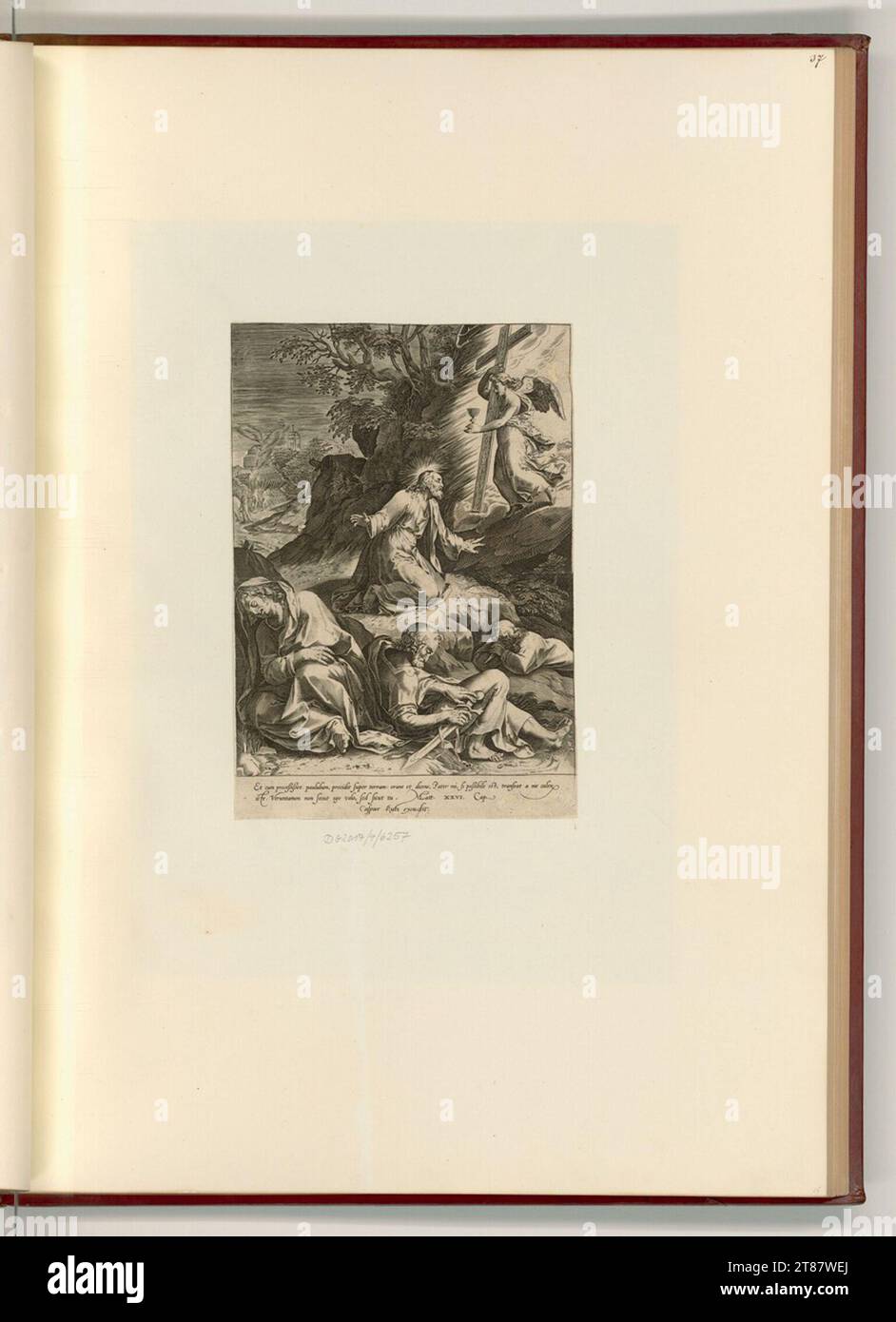 Unbestimmt (graveur) Christ sur le Ölberg. Gravure sur cuivre 1567-1588, 1567/1588 Banque D'Images