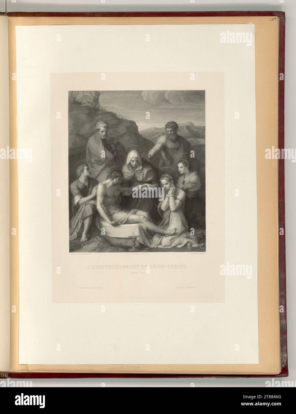 Unbestimmt (graveur) Printemps Christ. Gravure sur cuivre, gravure 19. Siècle , 19e siècle Banque D'Images