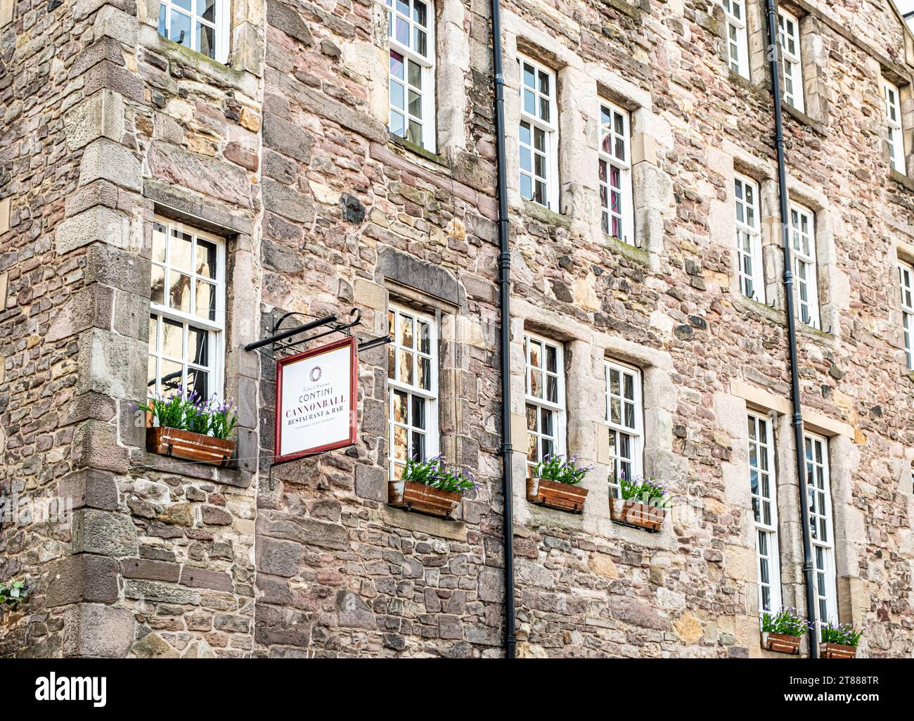 ÉDIMBOURG, ÉCOSSE - septembre 7 2023 : Cannonball House a ouvert ses portes en 2014 par le couple marié Victor et Carina Contini, qui dirigent également EDI de longue date Banque D'Images