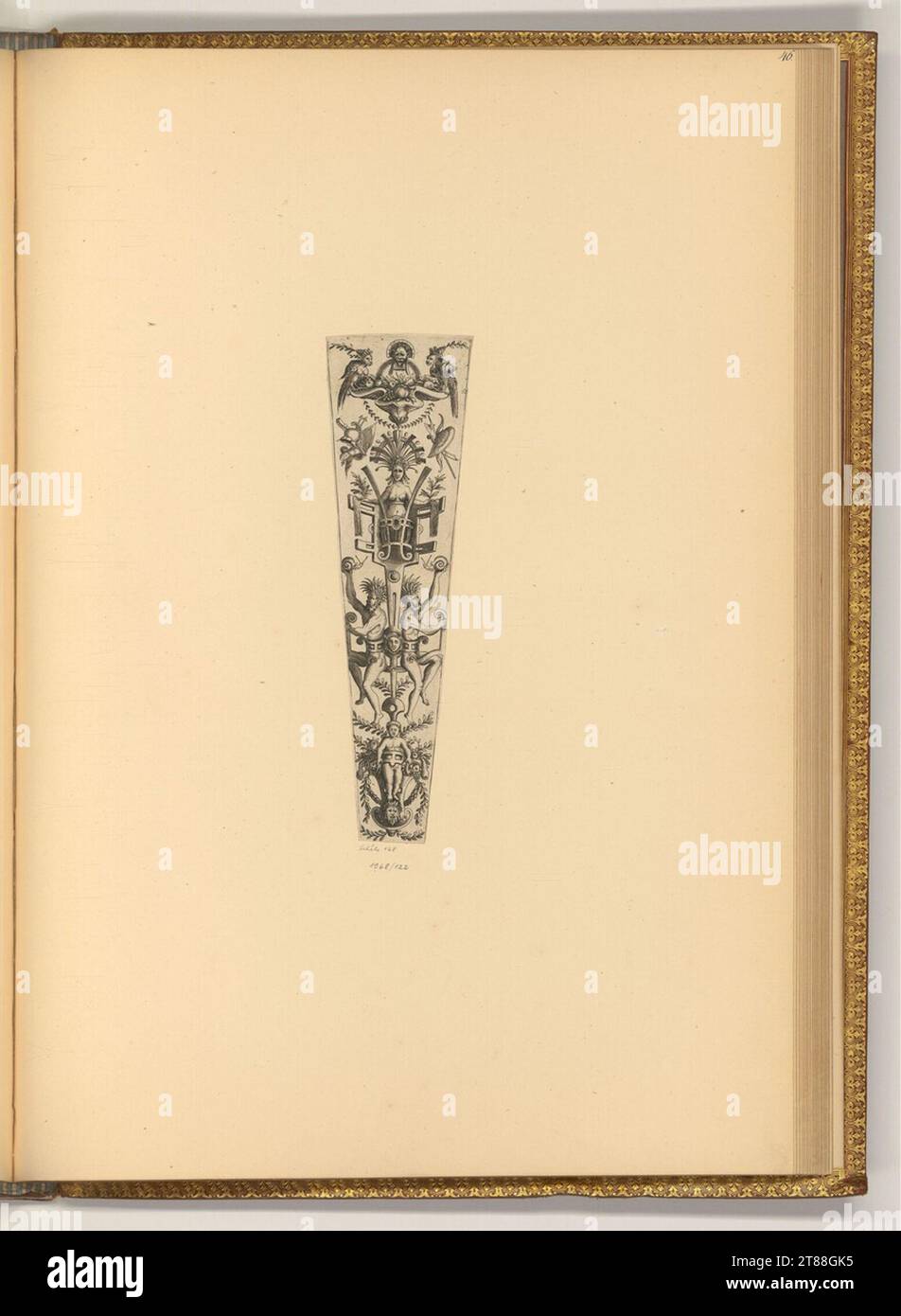 Cornelis Bos (an der Entstehung Beteiligte r) ornement. Gravure sur cuivre 1530-1556, 1530/1556 Banque D'Images