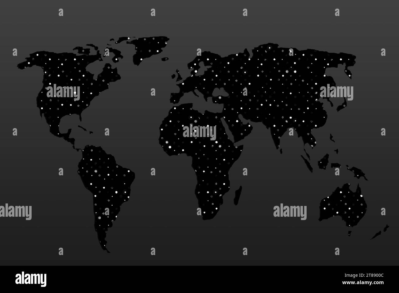 Conception de carte du monde. Terre avec continents. Carte de l'europe et de l'amérique, de l'Asie et de l'Australie. Modèle plat de carte de terre pour le modèle de site Web, rapport anual Banque D'Images