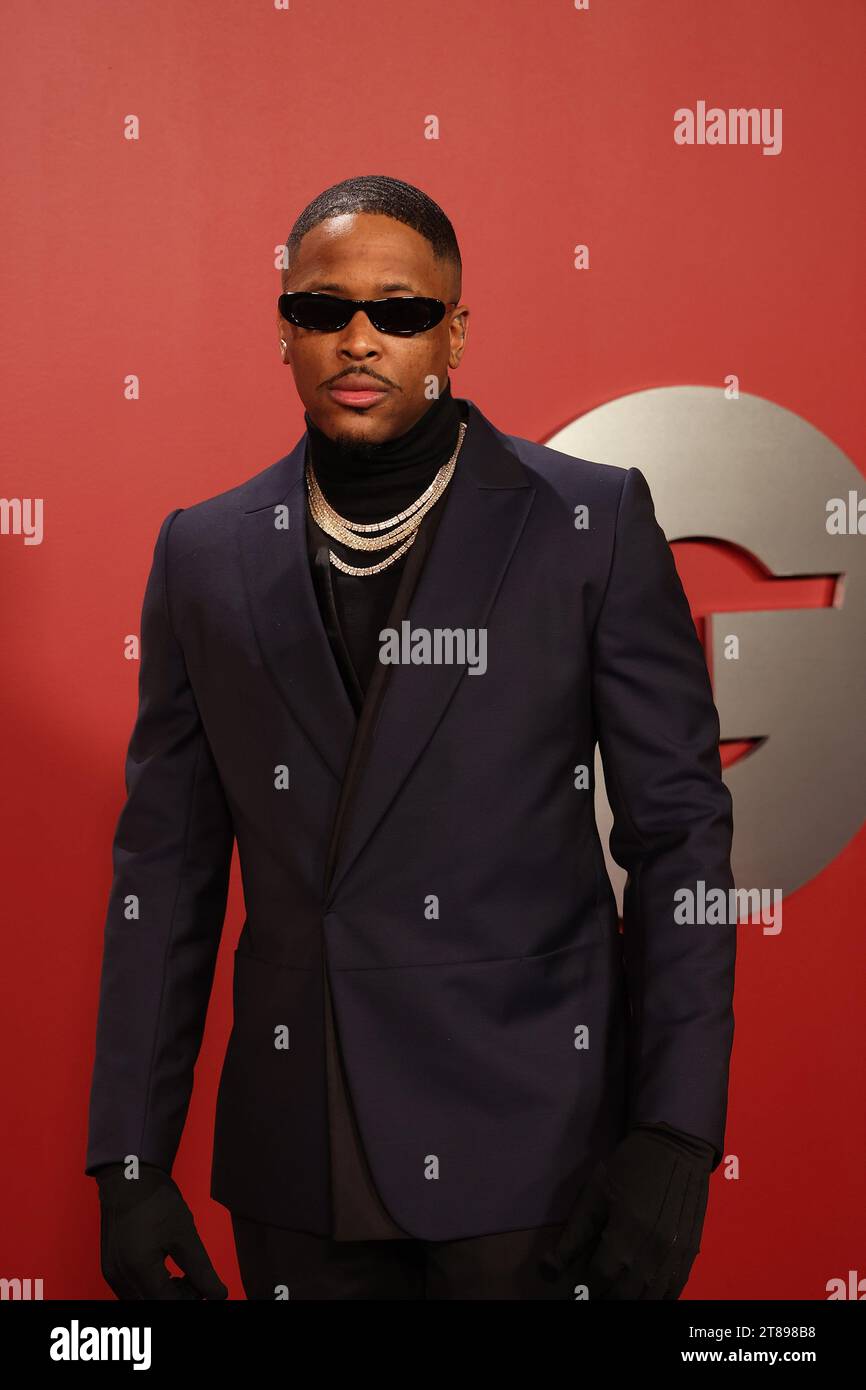 YG participe à 2023 GQ Men of the Year au Bar Marmont le 16 novembre 2023 à Los Angeles, en Californie. Photo : crash/imageSPACE Banque D'Images