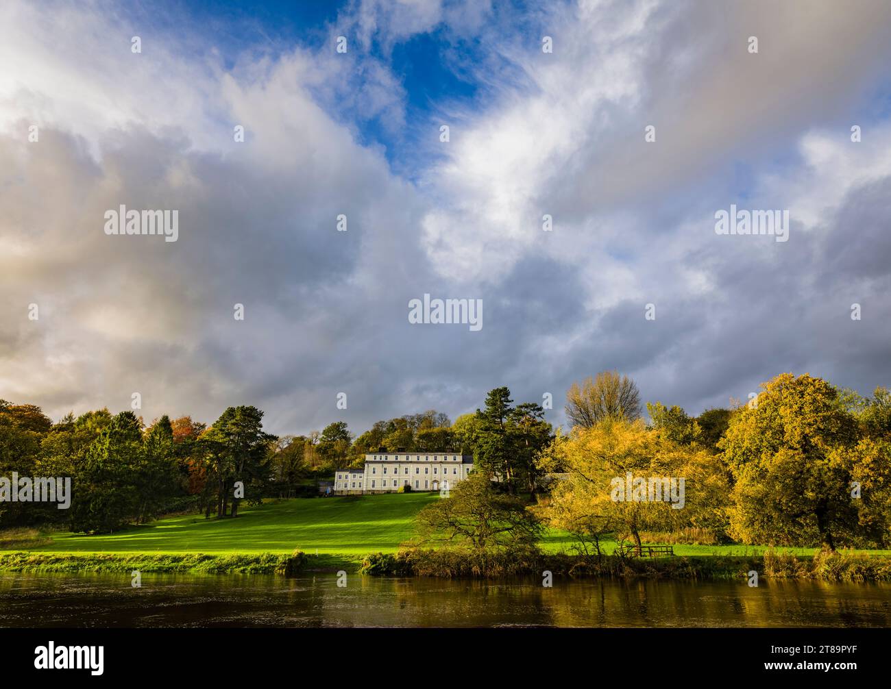 Waddow Hall, Clitheroe, Lancashire, Royaume-Uni. Banque D'Images