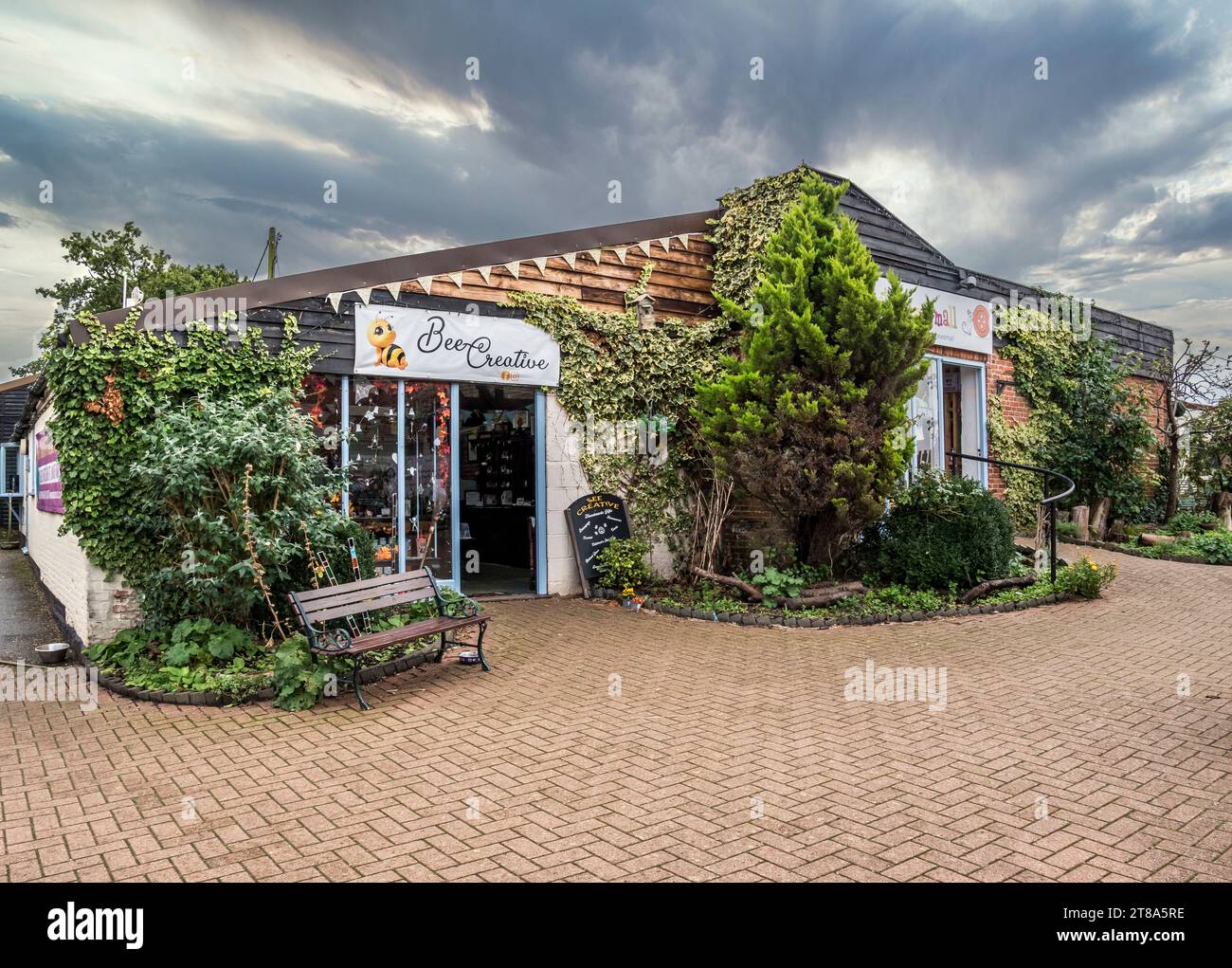 L'image est de la ferme junior Wroxham Barns et parc d'attractions pour enfants près de la ville de Wroxham dans le Norfolk et du village de Hoveton. Banque D'Images