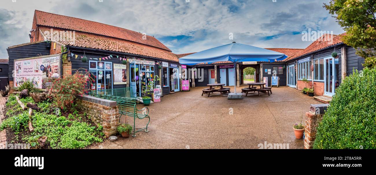 L'image est de la ferme junior Wroxham Barns et parc d'attractions pour enfants près de la ville de Wroxham dans le Norfolk et du village de Hoveton. Banque D'Images