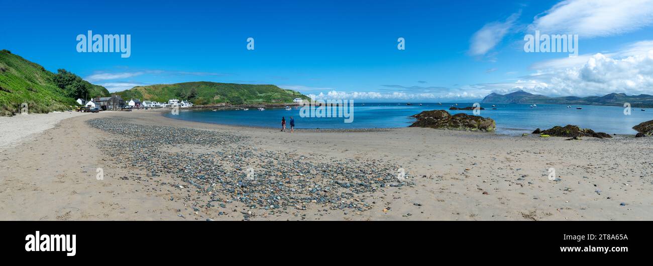 Porthdinllaen Panorama Banque D'Images
