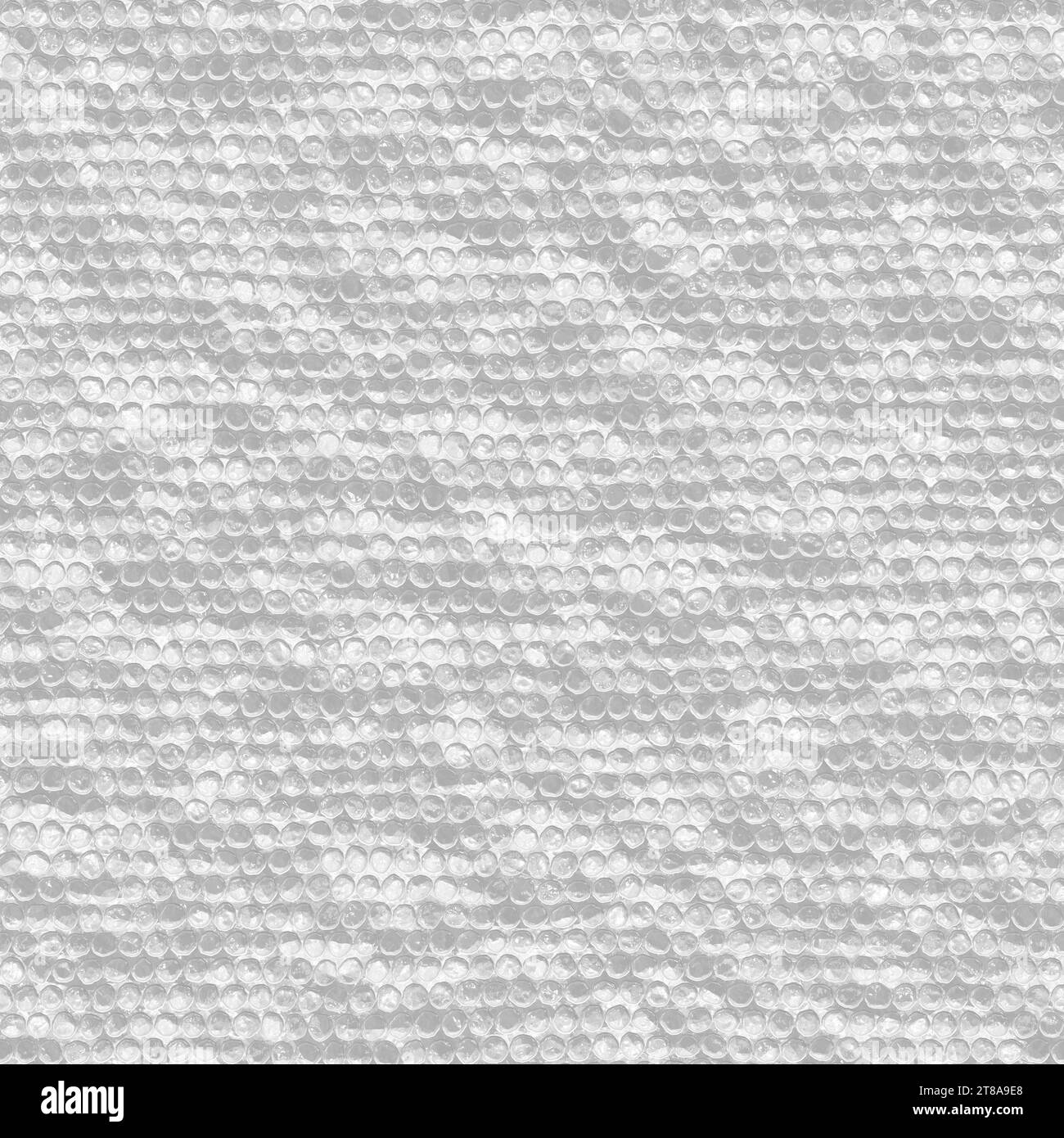 Motif sans couture Bubble Wrap. Texture haute résolution sans couture (8000x8000), emballage à bulles en polyéthylène réaliste. Design de fond graphique de mode. Moderne Banque D'Images