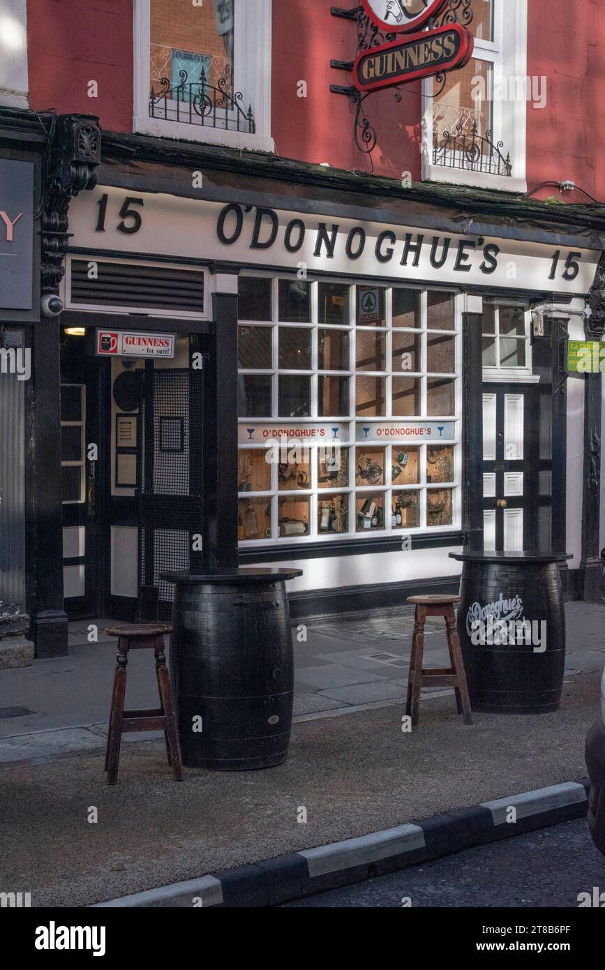 O'Donoghue's public house à Dublin en Irlande Banque D'Images