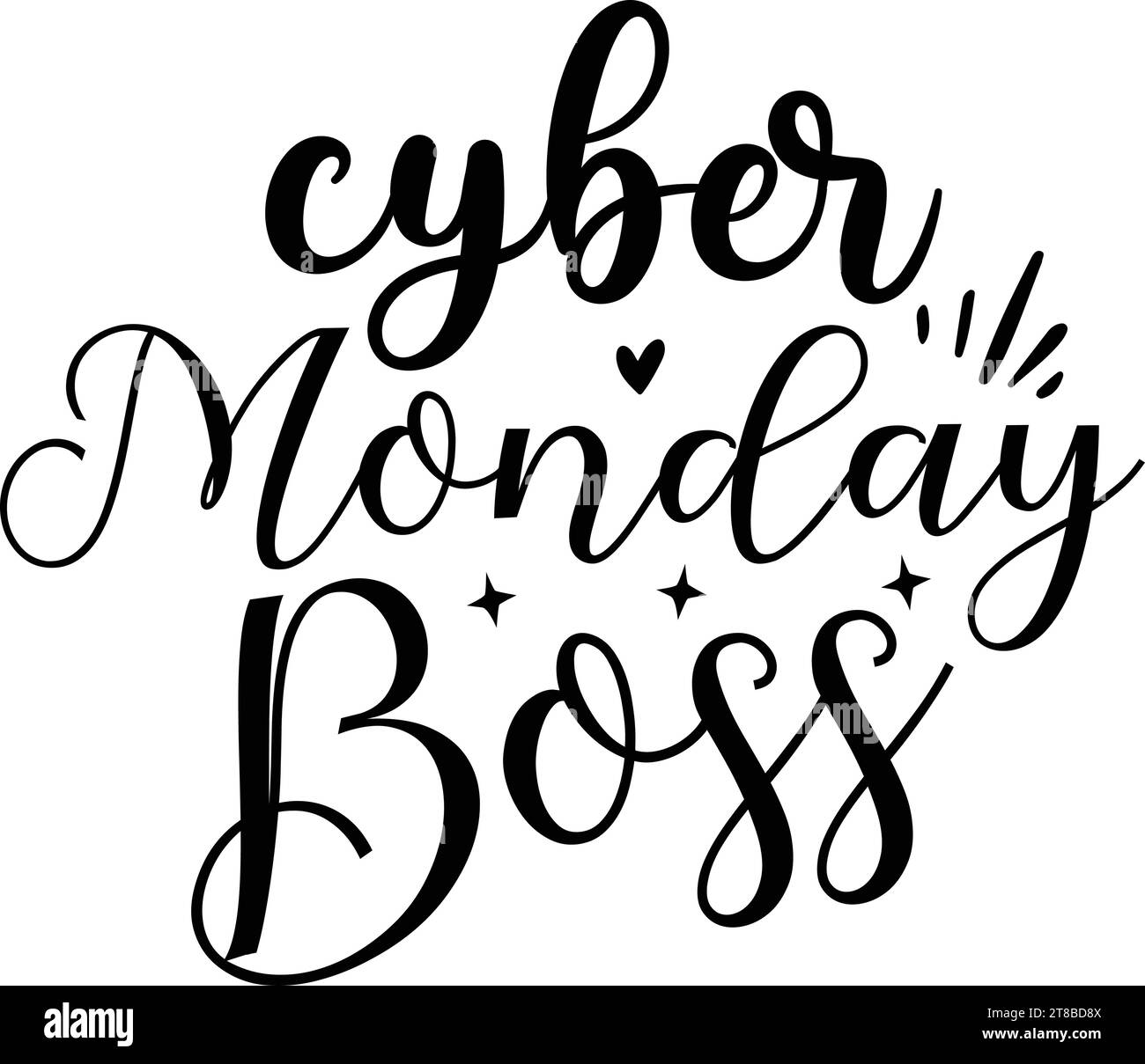 Cyber Monday Boss Illustration de Vecteur