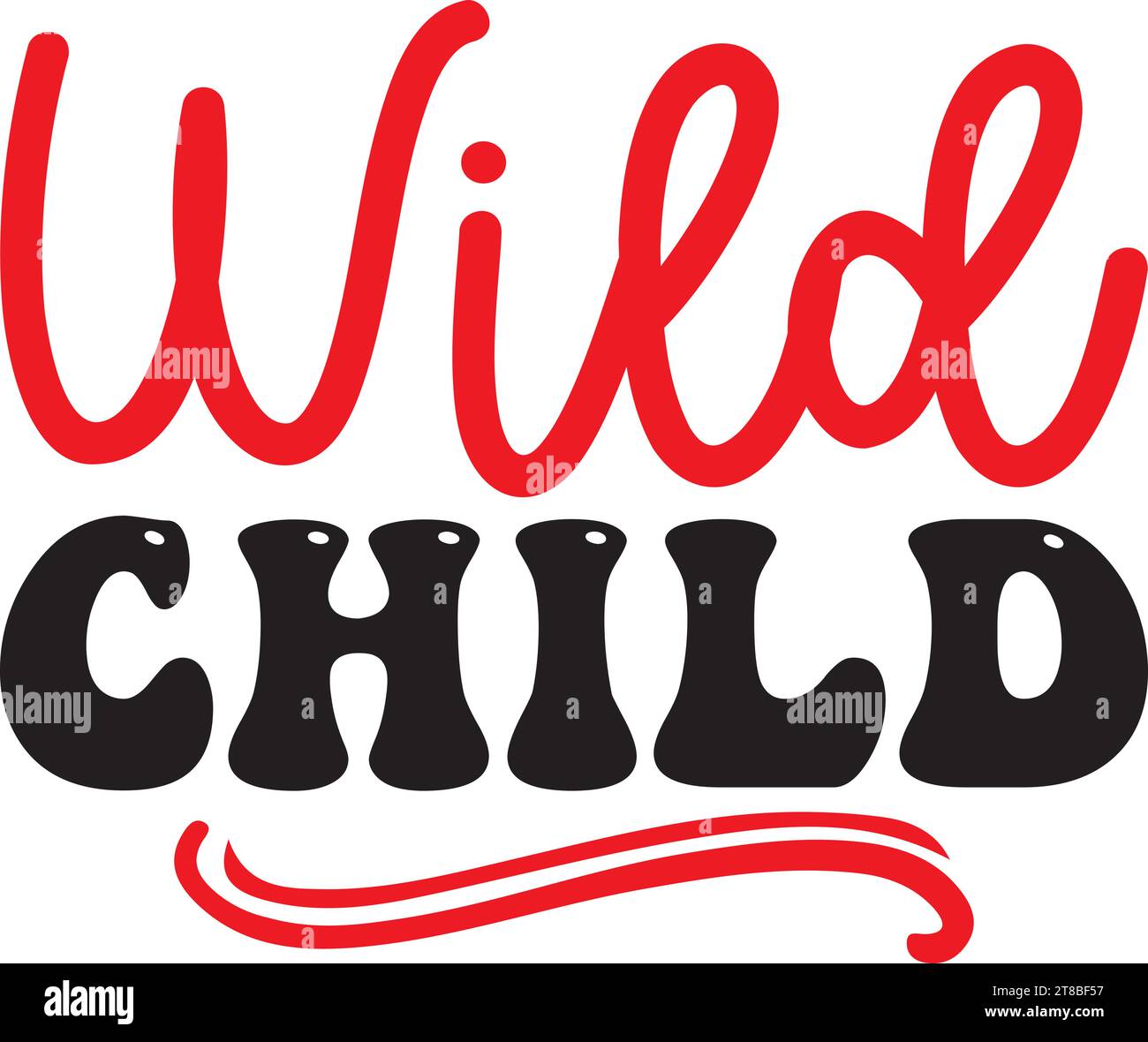 Wild Child Illustration de Vecteur