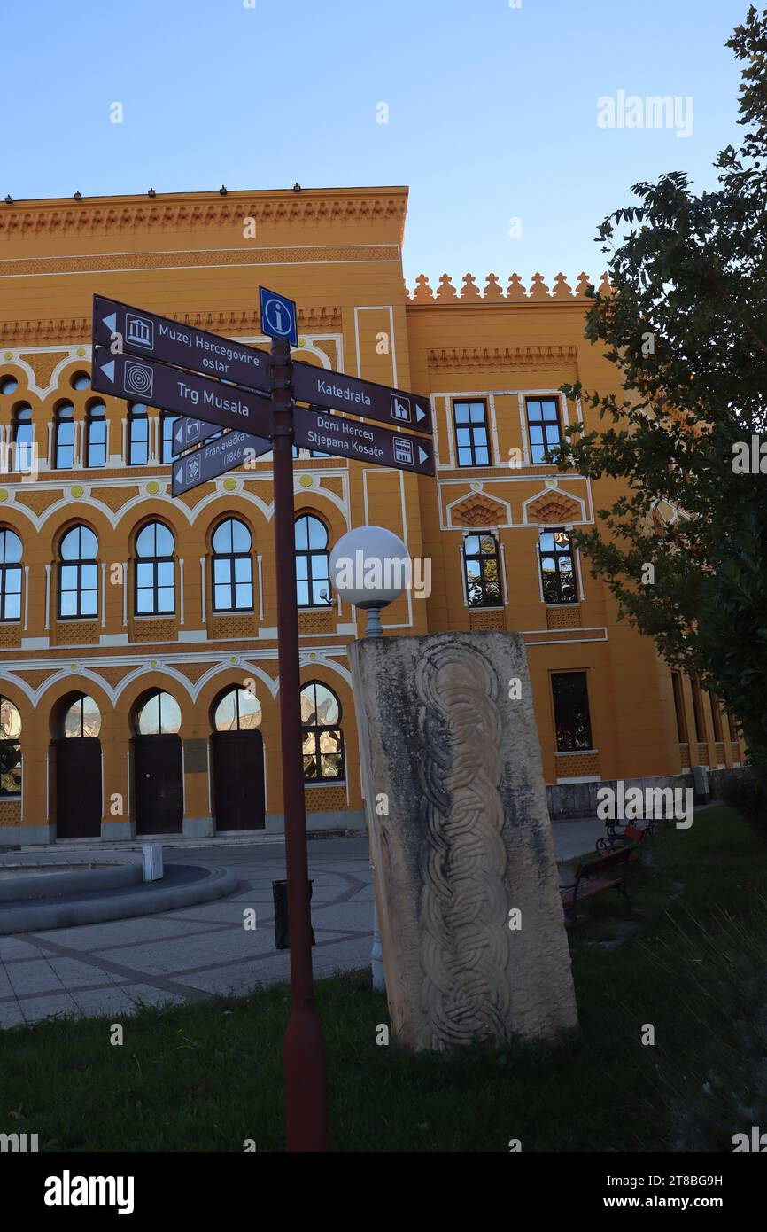 Automne à Mostar. Banque D'Images