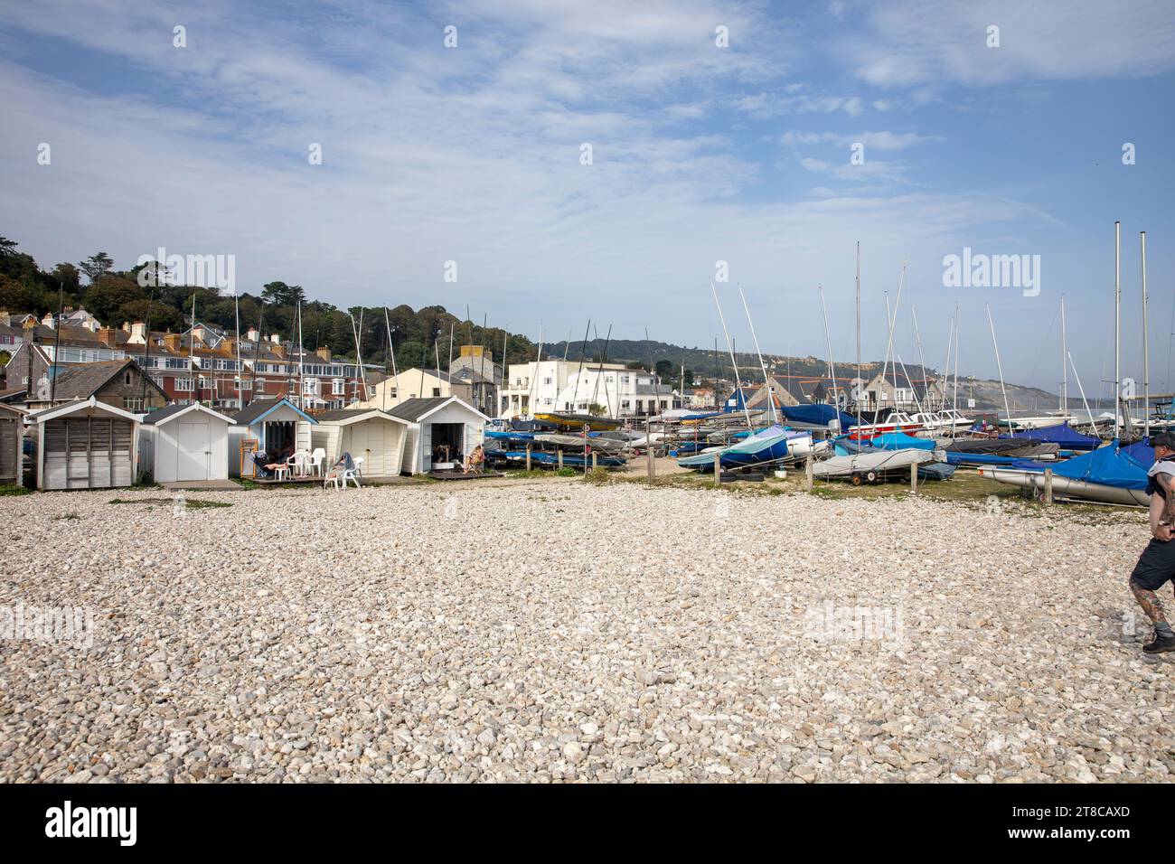 Lyme Regis et Monmouth Beach, Dorset, Angleterre, Royaume-Uni, 2023 Banque D'Images