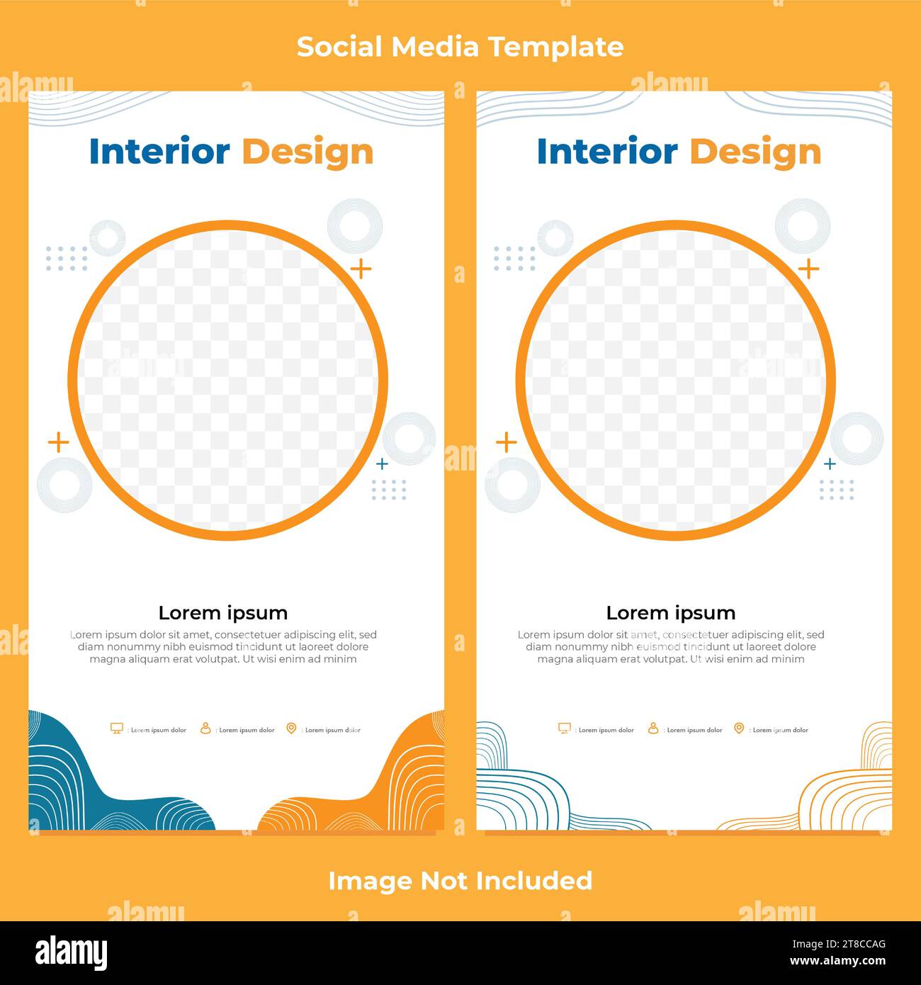 modèle abstrait de l'histoire des médias sociaux dessiné à la main Illustration de Vecteur