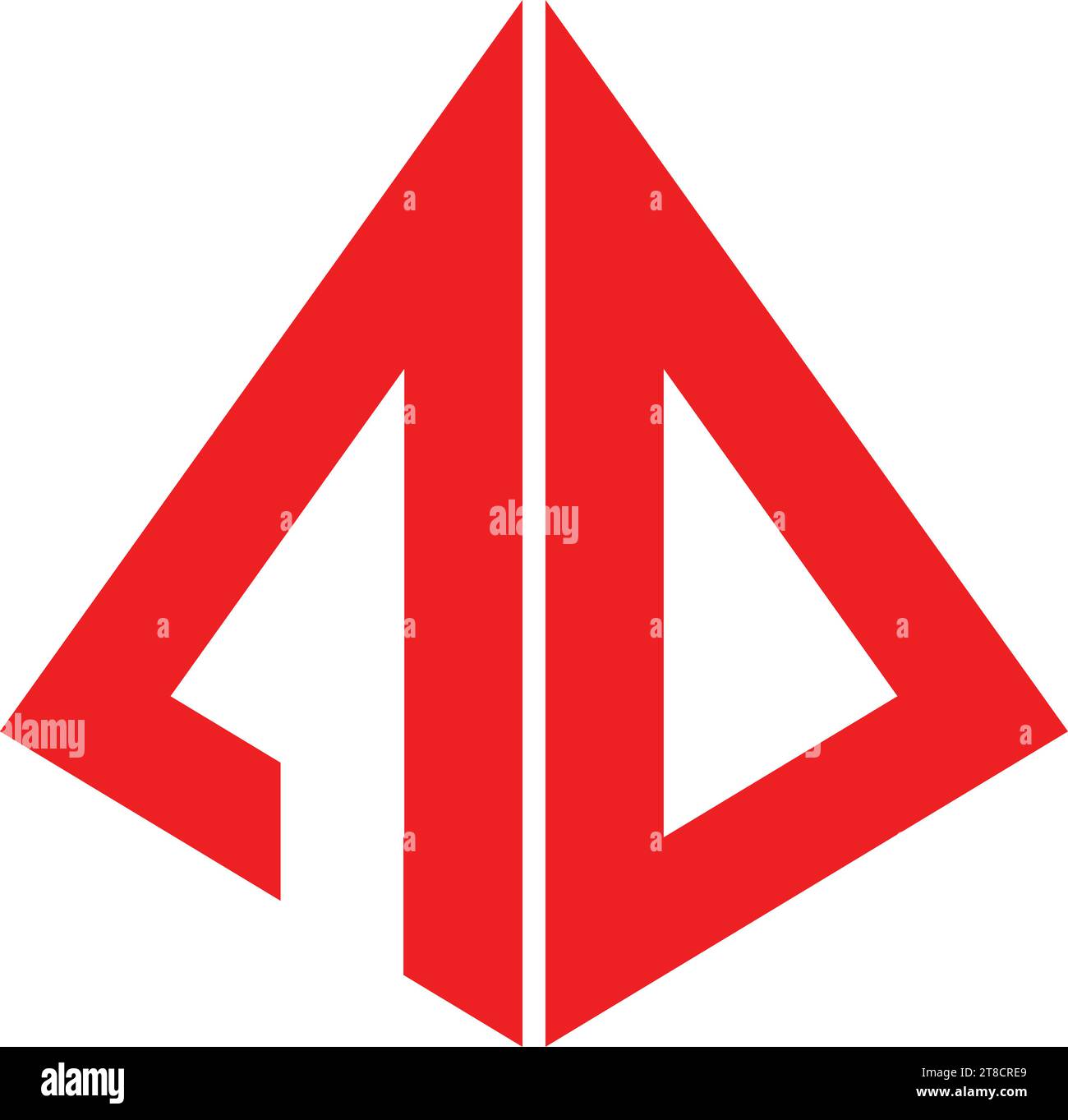 conception d'illustration de logo vecteur de lettre d'annonce Illustration de Vecteur