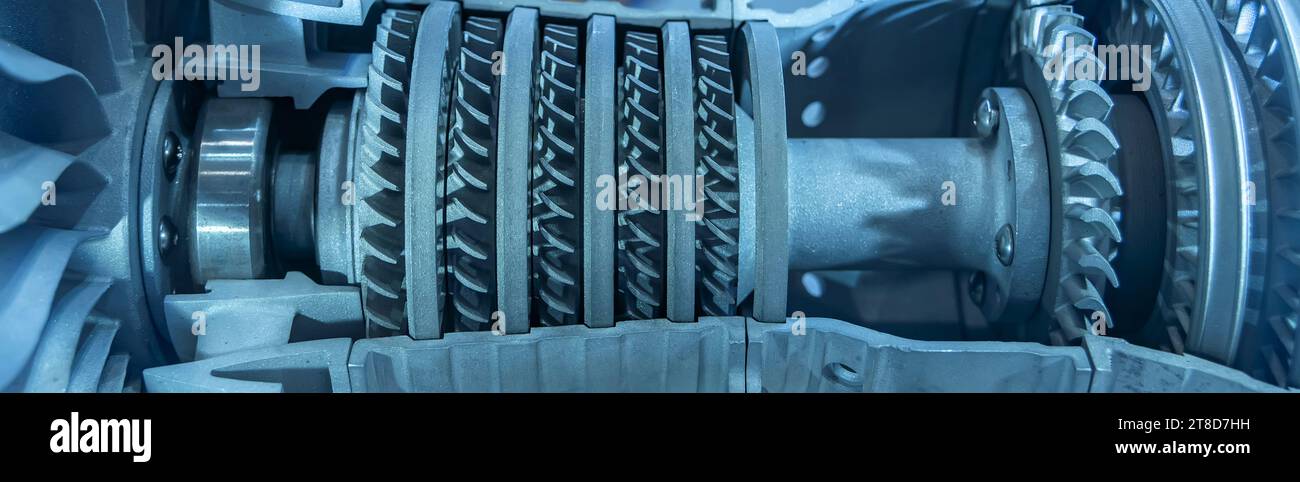 modèle d'imprimante 3d de l'unité de puissance auxiliaire de turbine à gaz. Banque D'Images modèle d'imprimante 3d de l'unité de puissance auxiliaire de turbine à gaz. Banque D'Images