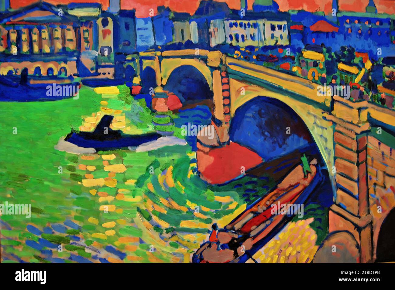 'London Bridge 1906 (huile sur toile) de l'artiste Derain, André (1880-1954) / Français.' Illustration de Vecteur